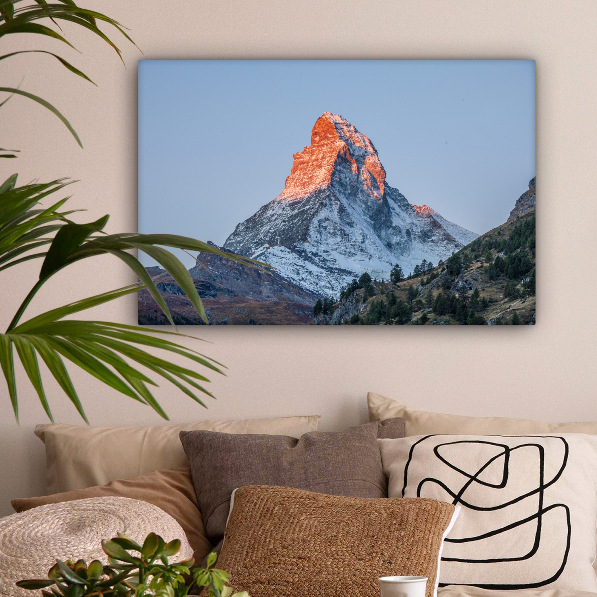 OneMillionCanvasses® Leinwandbild Das Matterhorn in der günstig online kaufen