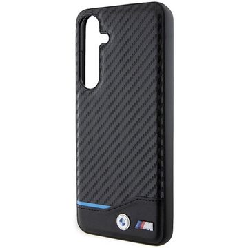 BMW Smartphone-Hülle BMW Samsung Galaxy S24 Plus Leather Carbon