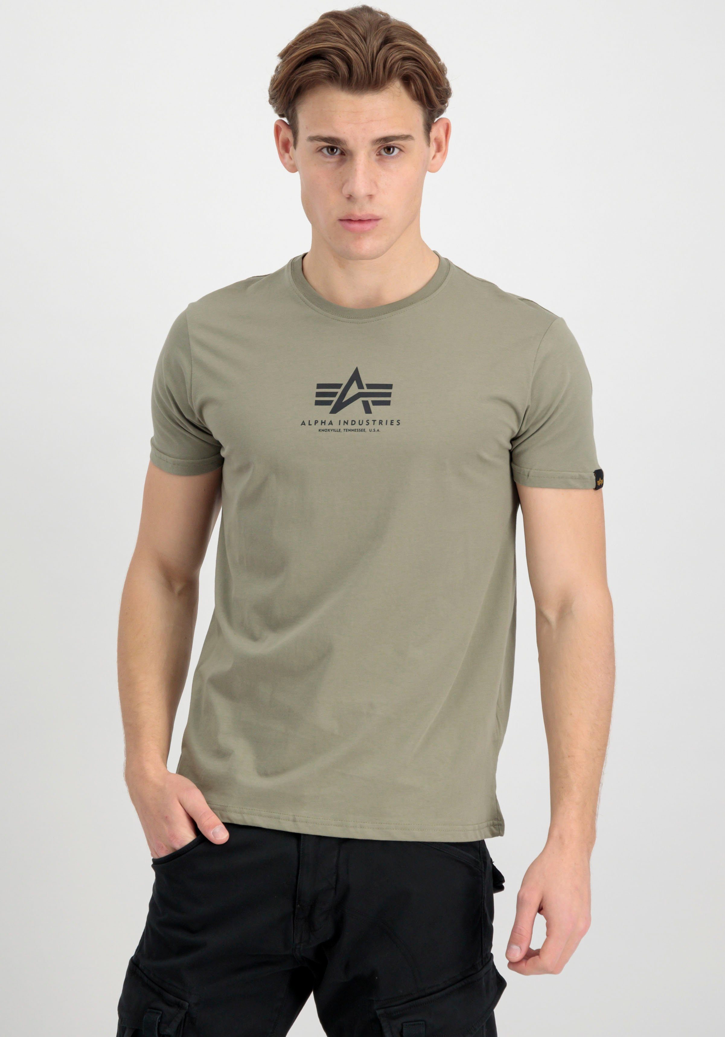 Alpha Industries Rundhalsshirt Basic T ML olive | 