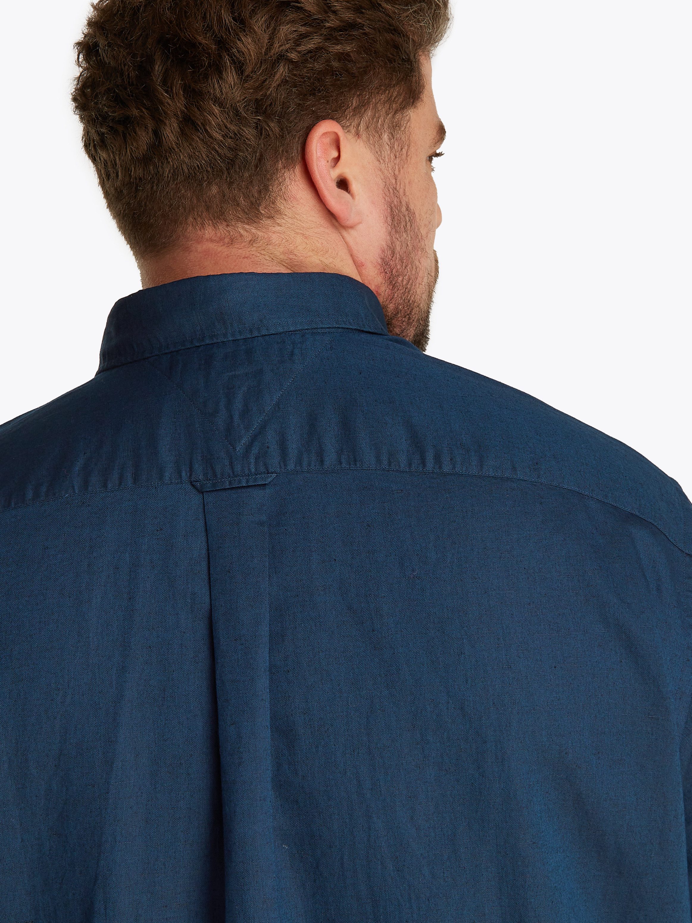 Tommy Hilfiger Big & Tall Kurzarmhemd BT-LINEN BLEND SOLID günstig online kaufen