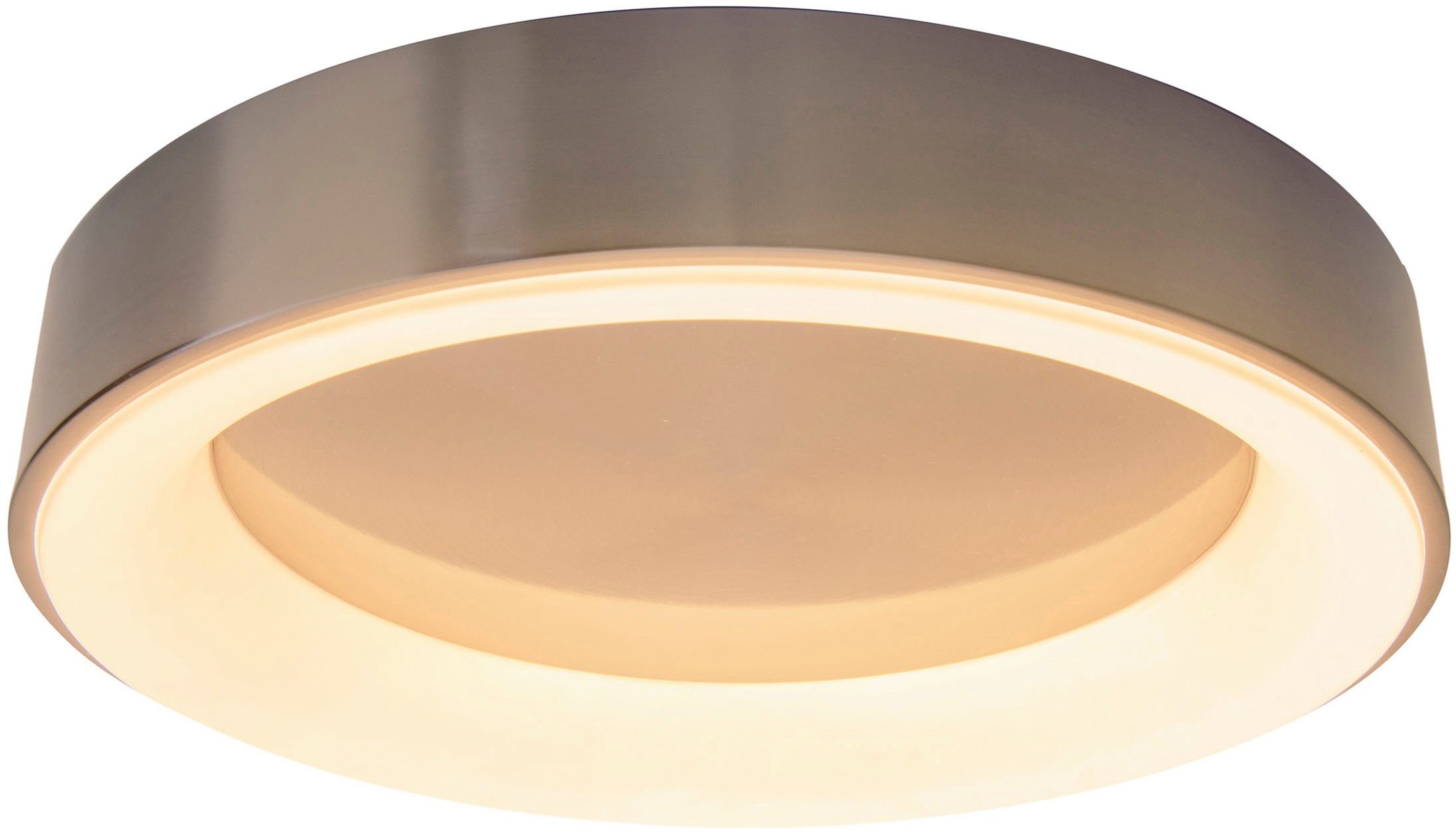 näve LED Deckenleuchte Multo, CCT - über Fernbedienung, Dimmfunktion, Fernbedienung, Infrarot inkl., LED fest integriert, Neutralweiß, Warmweiß, RGB, Nachtlicht-, Memoryfunktion, CCT, Rainbowfarben, Fernbedien., dimmbar