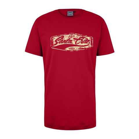 AHORN SPORTSWEAR T-Shirt SANTA CRU mit modischem Frontprint