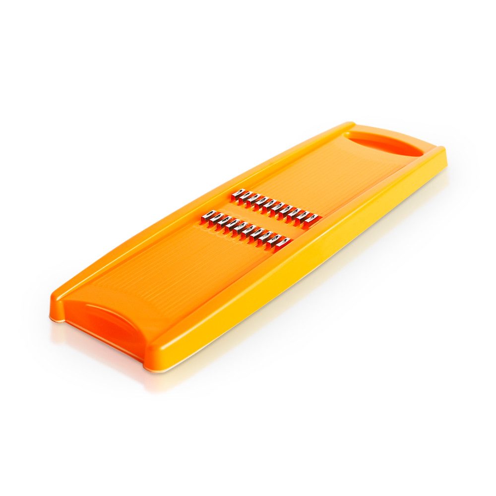 Gemüseschneider Reibe für koreanische Karotten 29 cm orange Julienne Küchenhobel