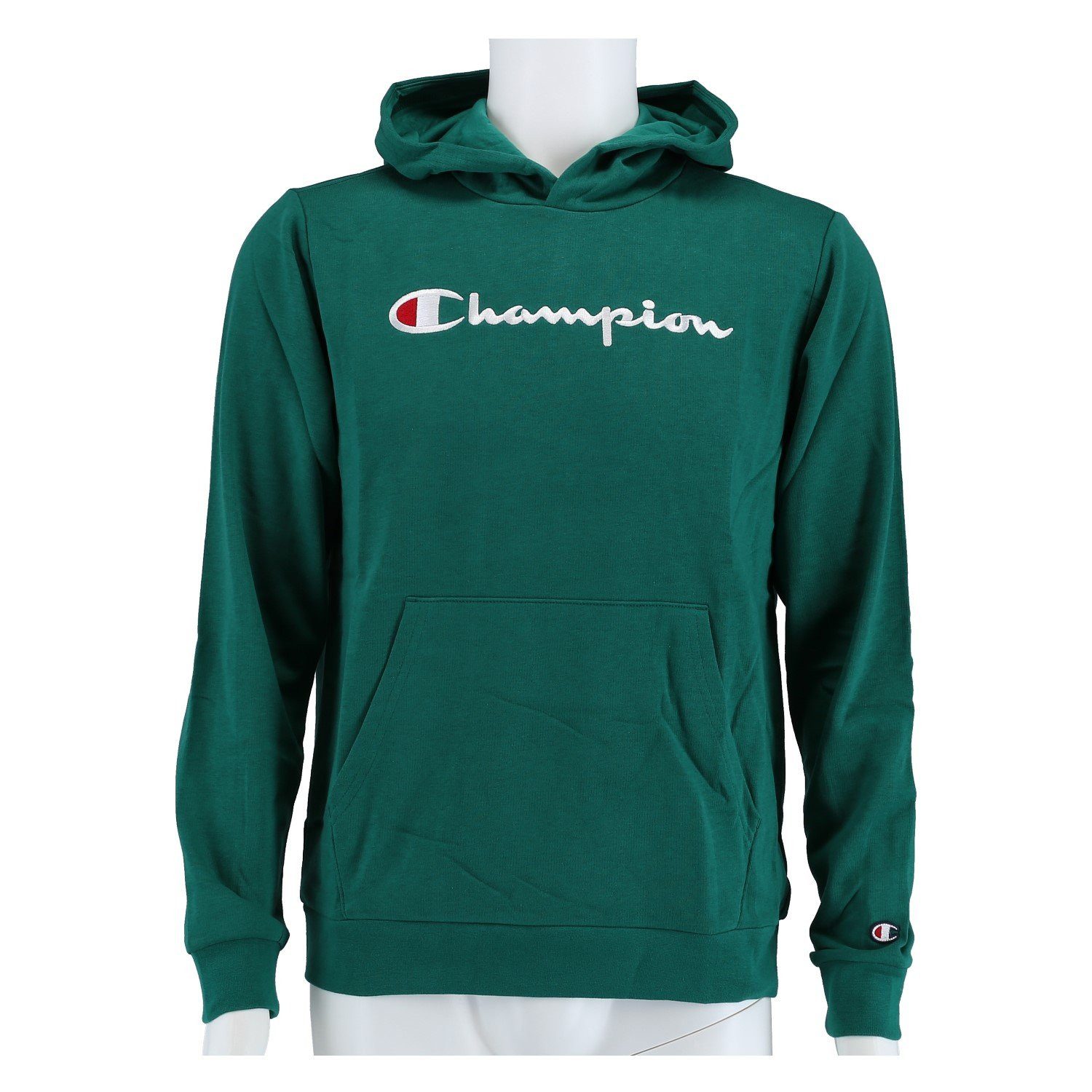 Champion Kapuzenpullover (Baumwoll-Hoodie) Big Logo dunkelgrün günstig online kaufen
