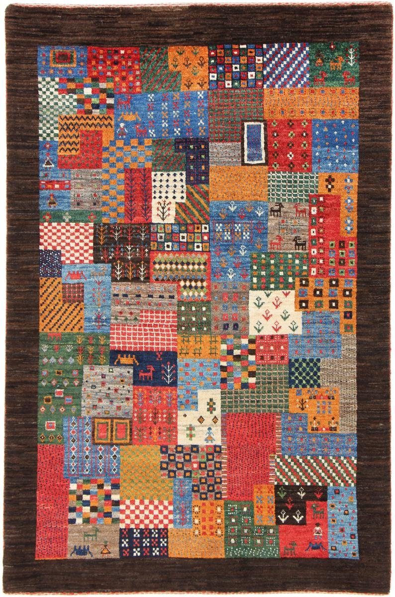 Orientteppich Perser Nowbaft 107x163 Gabbeh Moderner, Höhe: Trading, rechteckig, Nain mm 12 Loribaft Handgeknüpfter