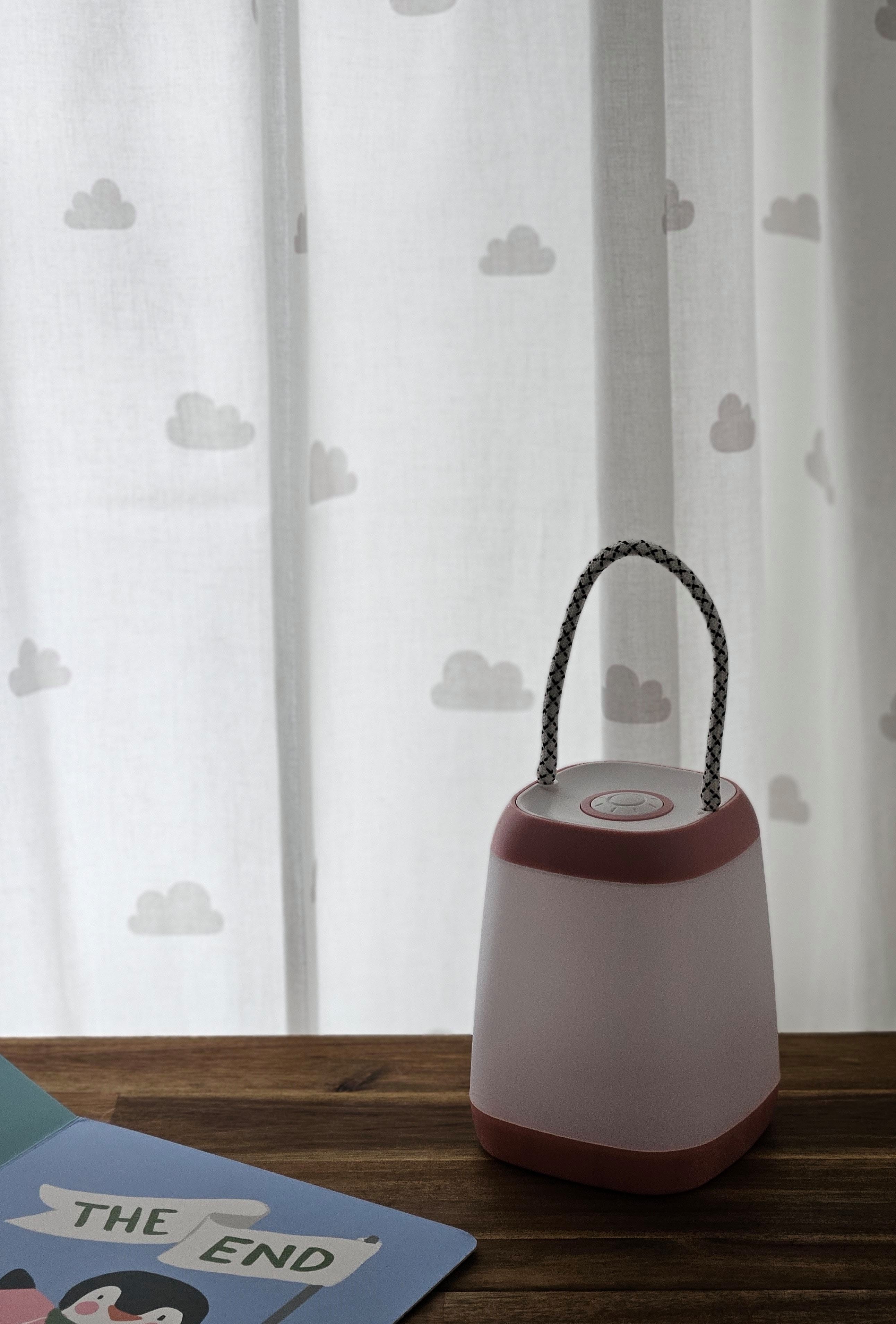 Meinposten Dekolicht Lampe Leuchte kleine Tischleuchte LED Camping dimmbar tragbar, LED fest integriert, Tageslichtweiß