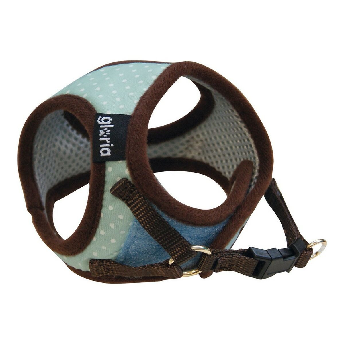 Gloria Geschirr, Hundegeschirr Gloria Punkte 27-35 cm grün M