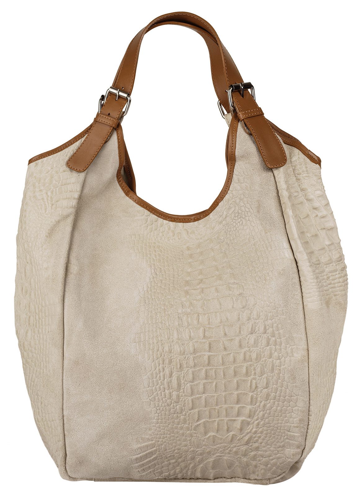 Samantha Look Shopper, echt Leder, Made in Italy