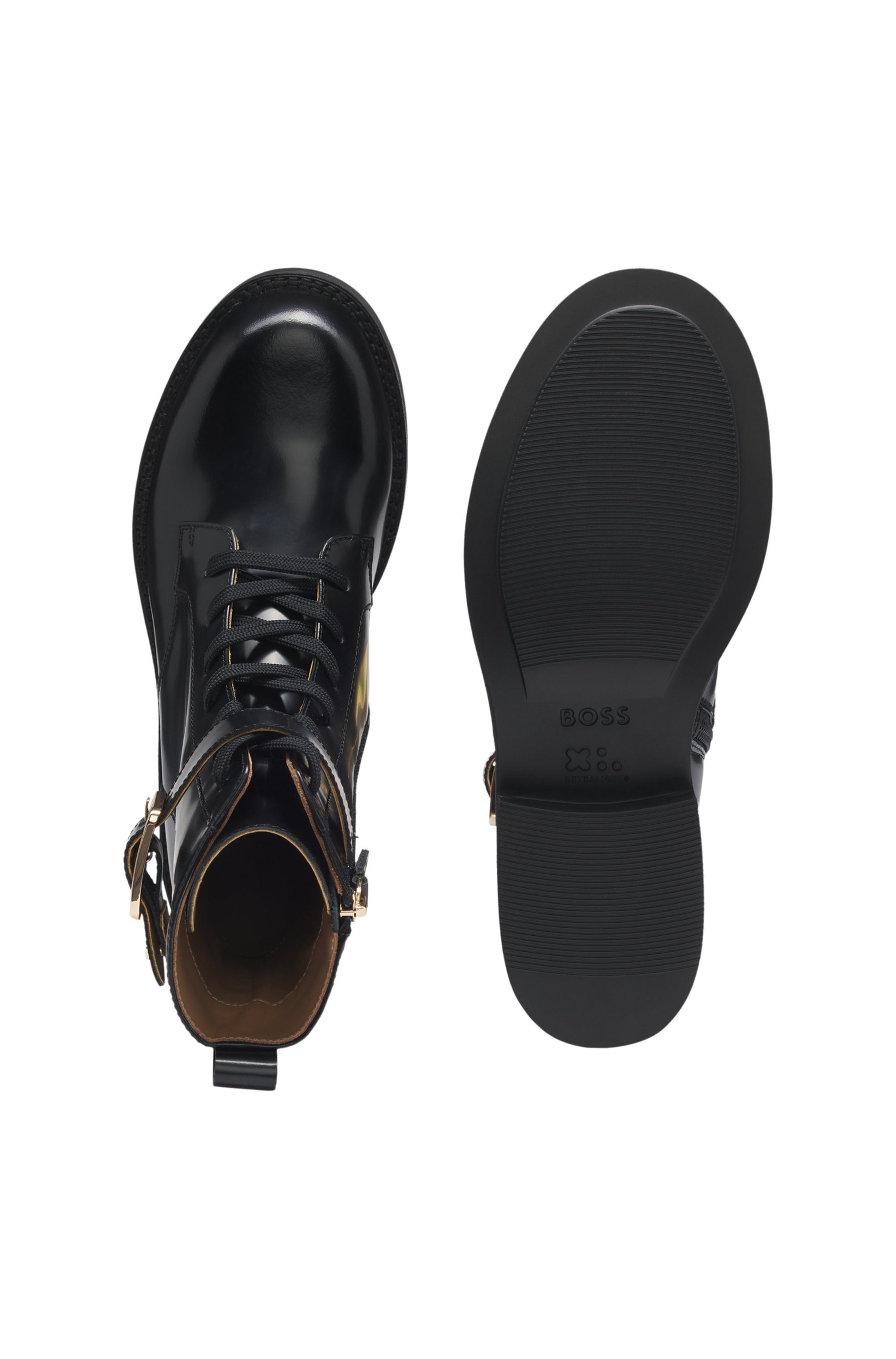 BOSS Eleri_LUBootie_BOBK Schnürstiefelette Schnürboots, Business-Stiefelett günstig online kaufen