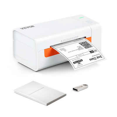 VEVOR VEVOR Etikettendrucker 200x79x83mm Thermodrucker 150mm/s Labeldrucker Etikettendrucker
