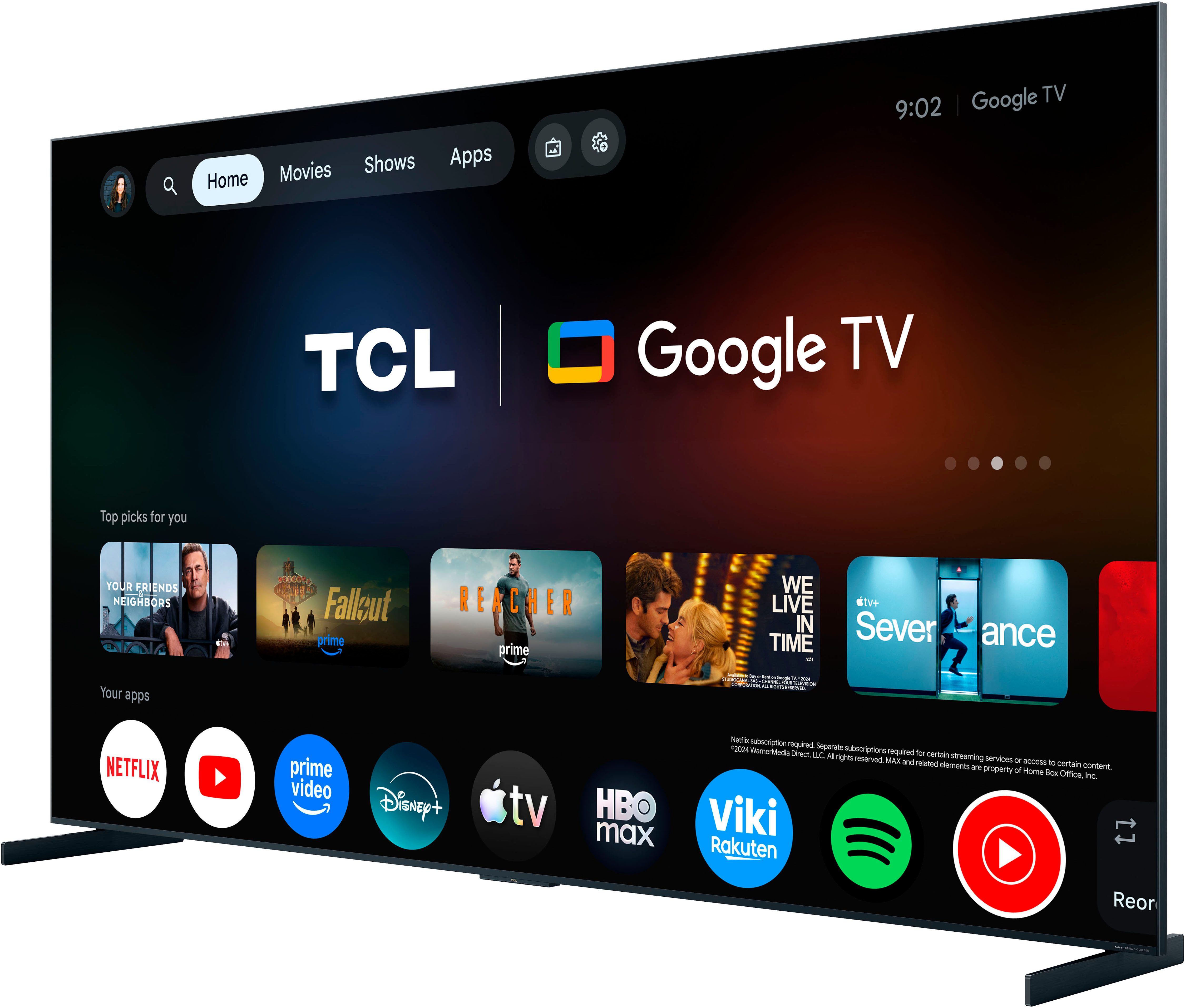 TCL 85RM9LX1 Mini-LED-Fernseher (215 cm/85 Zoll, 4K Ultra HD, Smart-TV, Google TV)