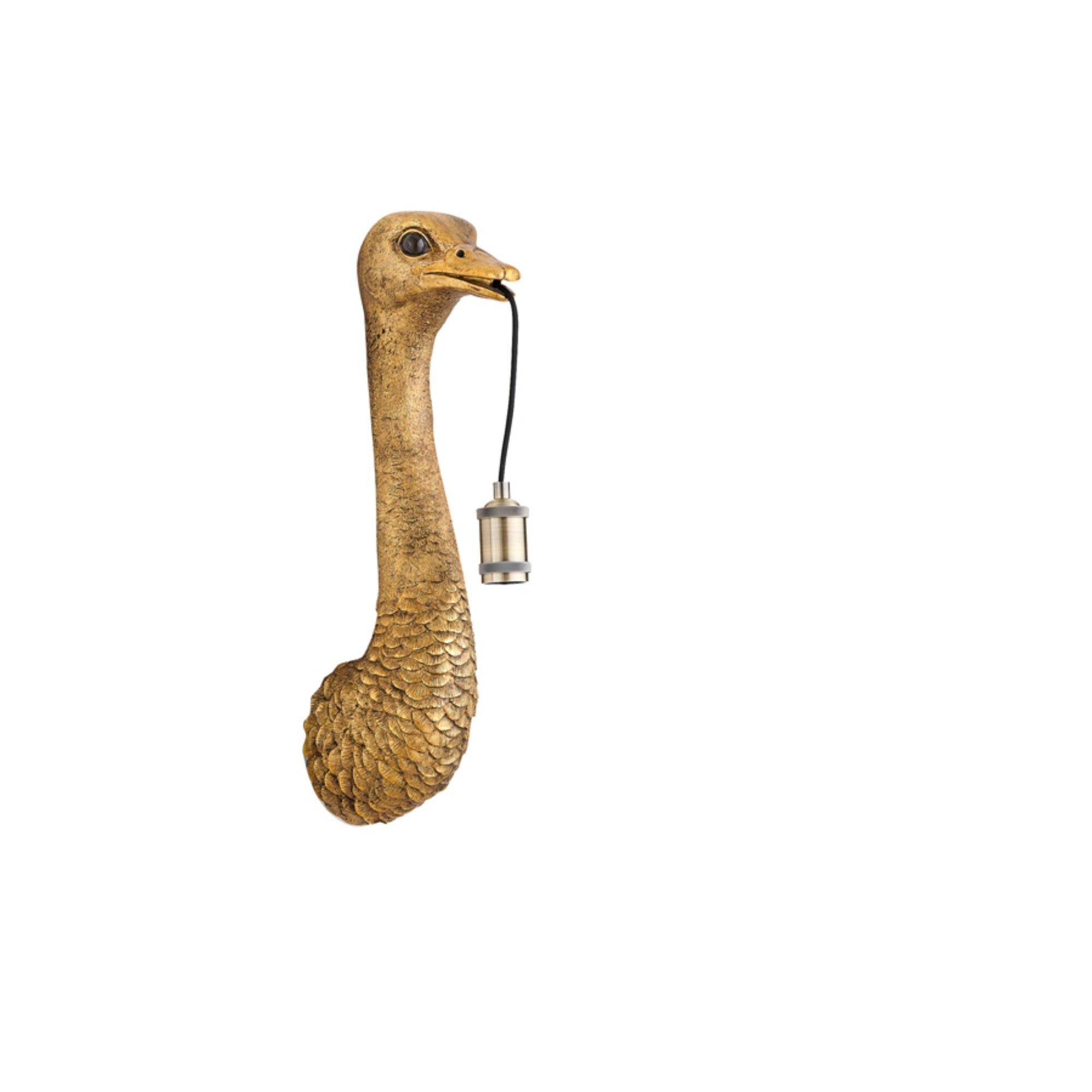 Light & Living Wandleuchte Wandlampe Ostrich - Bronze - 18x15.5x57.5cm