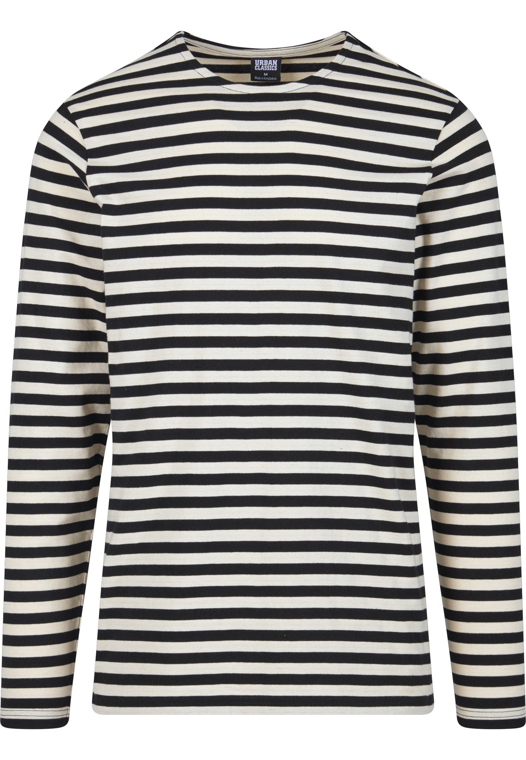 URBAN CLASSICS Langarmshirt Urban Classics Herren Regular Stripe LS (1-tlg)