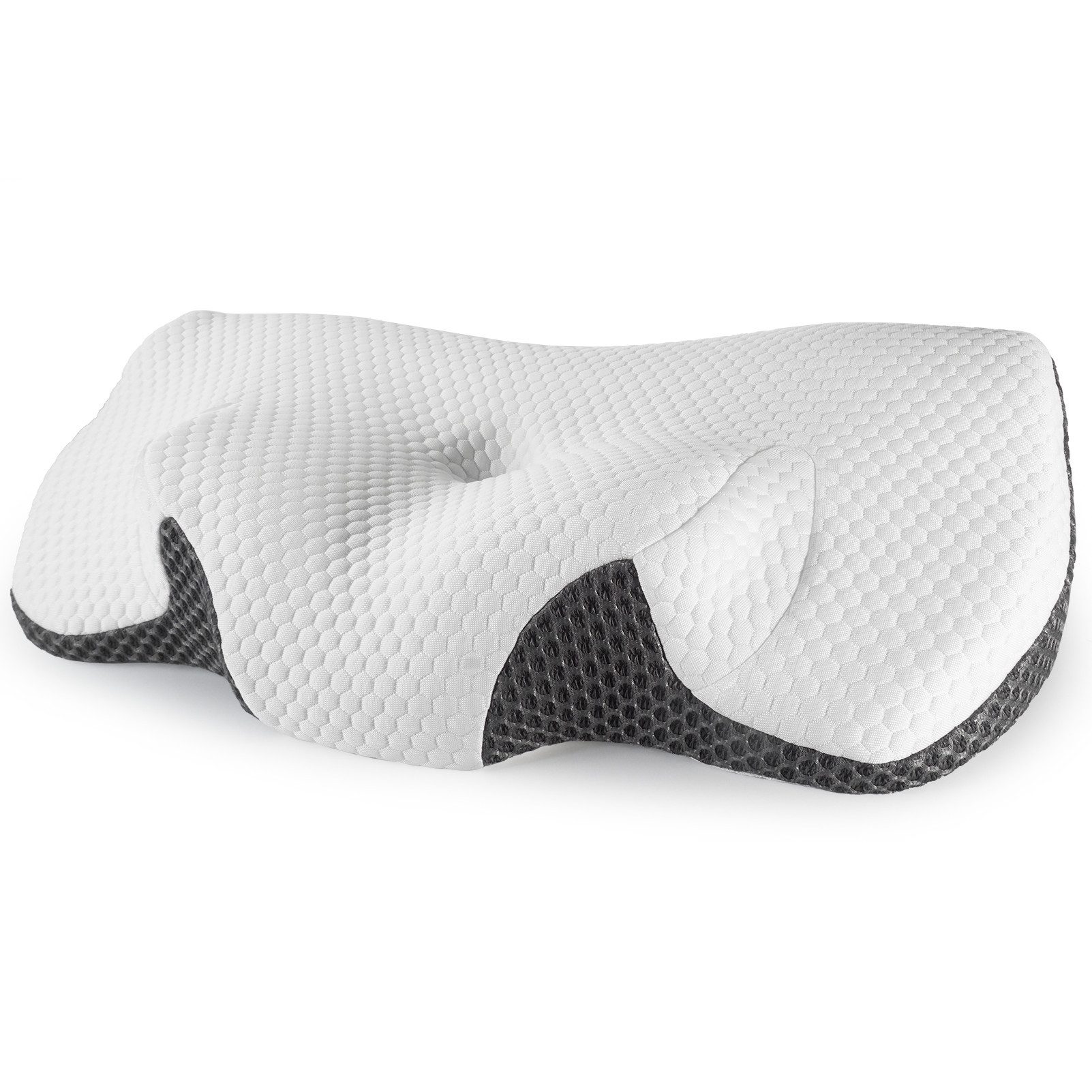 Kopfkissen Nackenstützkissen Orthopädisches Memory Foam, Seitenschläferkissen