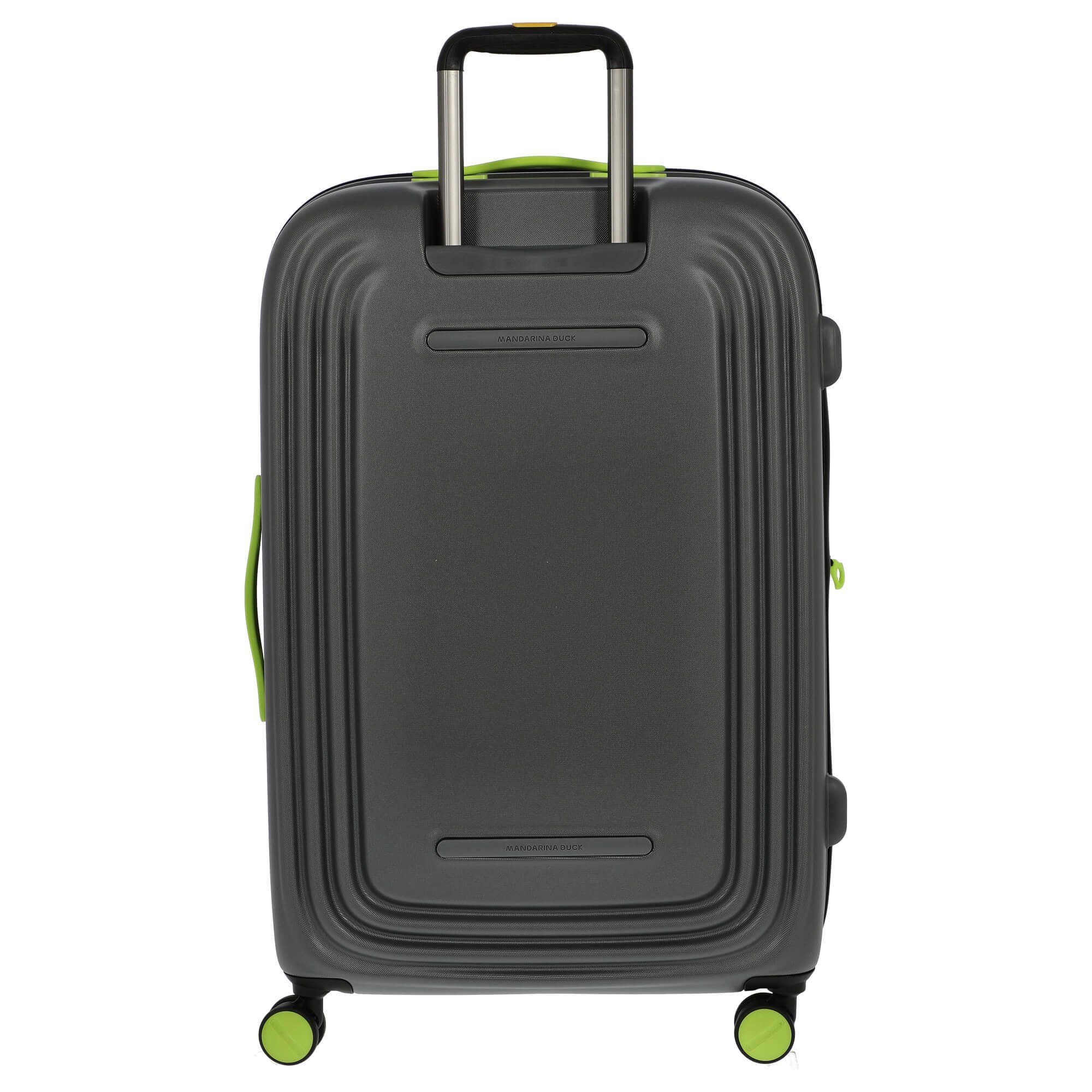 Trolley erw., & 74 Rollen Mandarina Logoduck+ Duck cm - 4 gray lime 4-Rollen-Trolley L