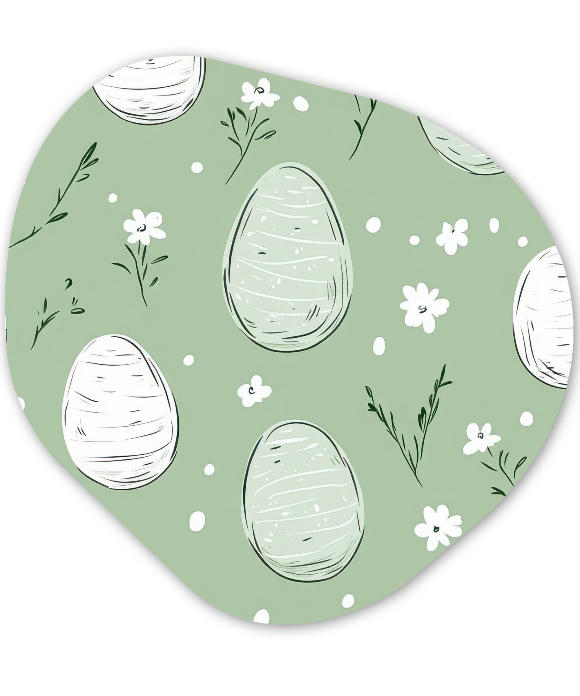 Ostern - Grün - weiß