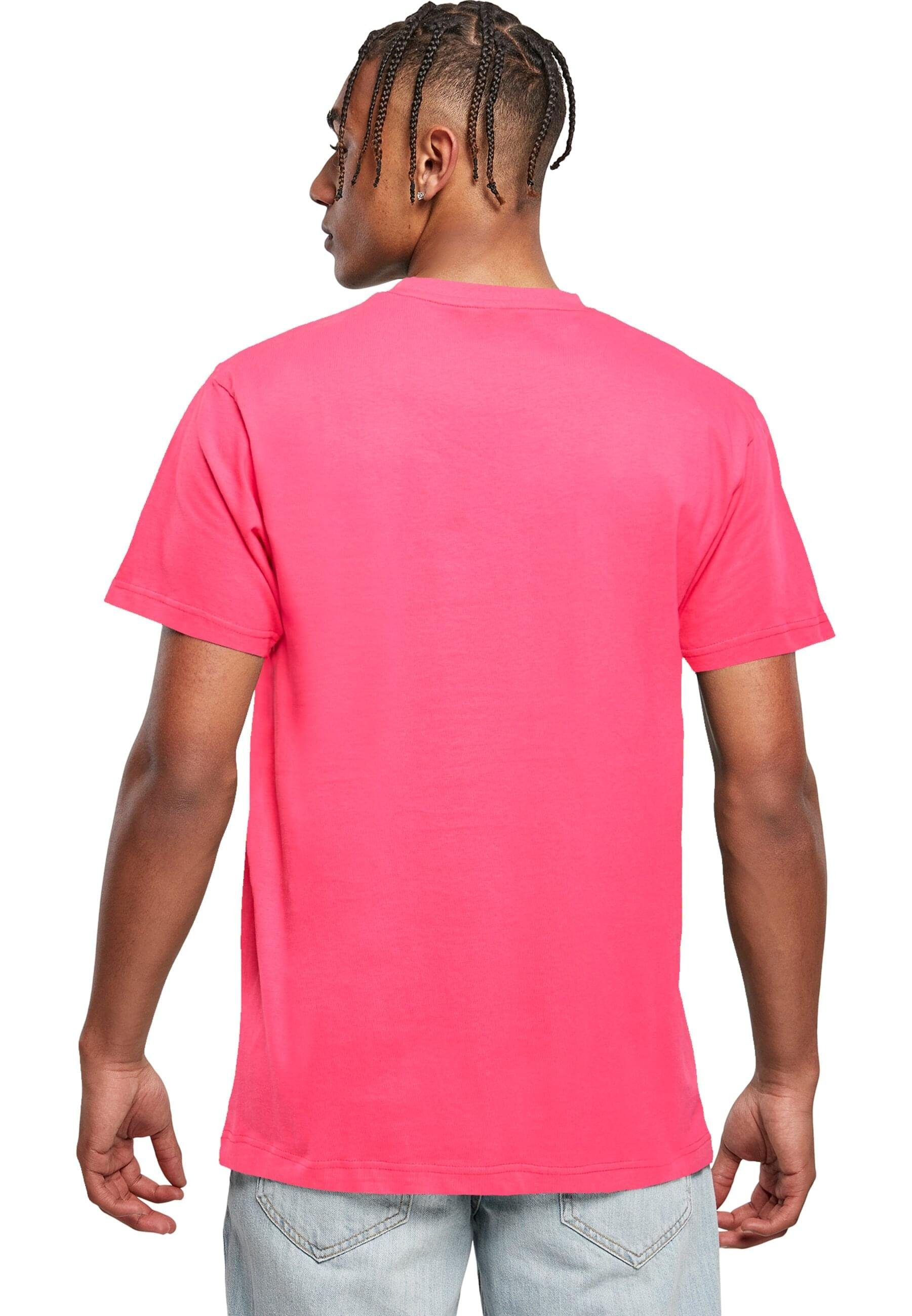 T-Shirt I'm the on (1-tlg) - Neck hibiskuspink Round Peanuts Merchcode moon Herren T-Shirt