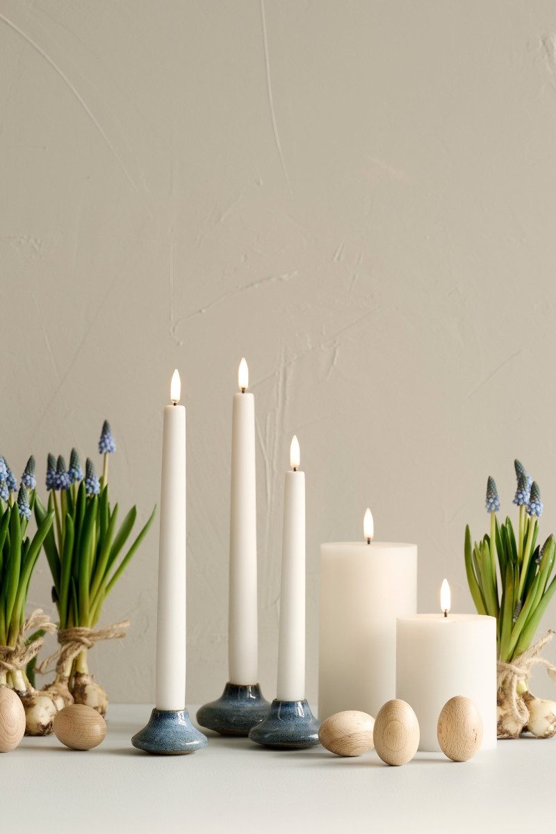 UYUNI Lighting LED-Kerze Pillar LED-Kerze Smooth nordic white 15cm