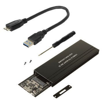 Maclean Festplatten-Gehäuse MCE582, USB 3.0 [abwärtskompatibel]; Plug&Play