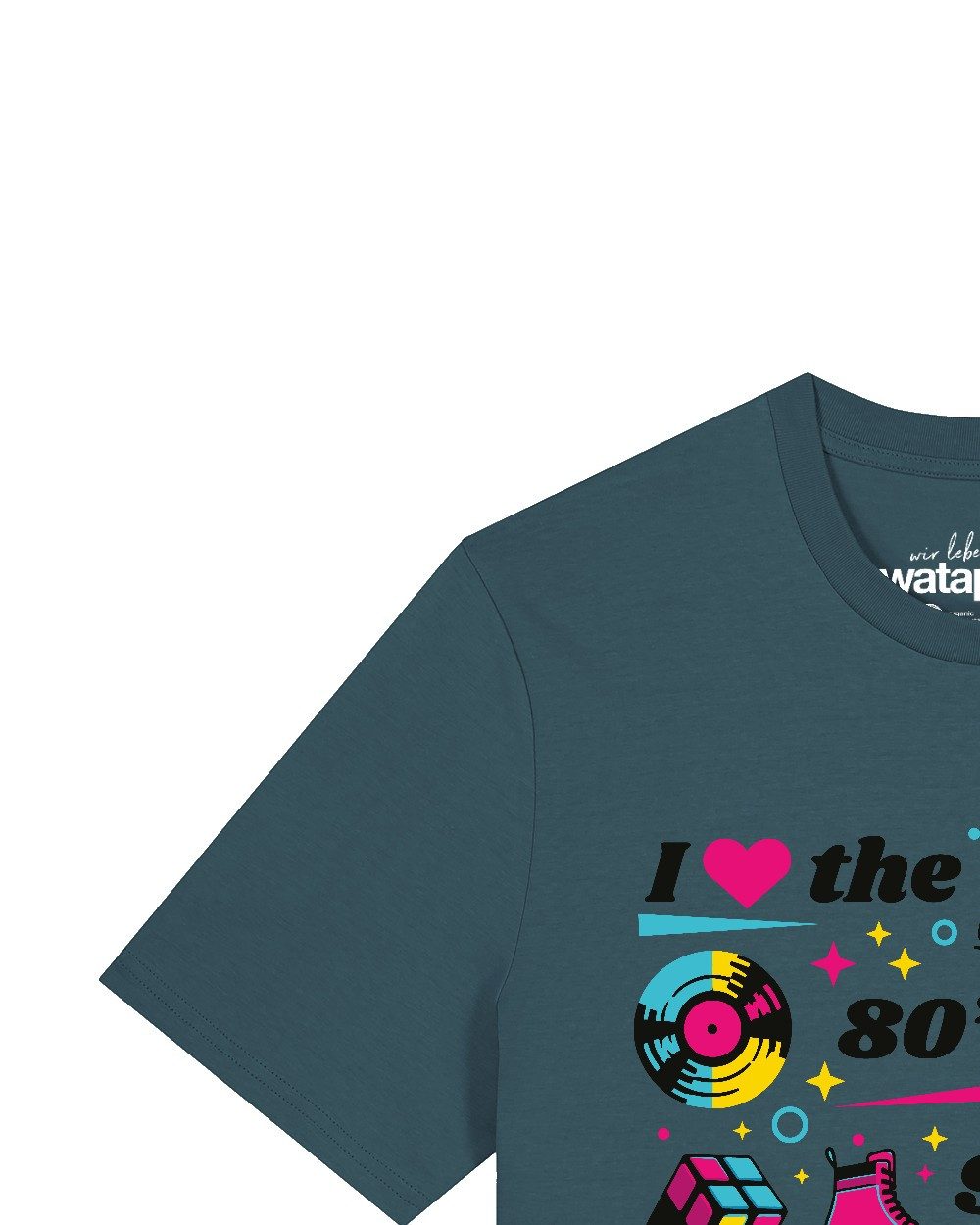 wat? Apparel T-Shirt 80s Love