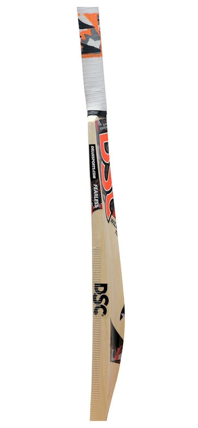 DSC Badmintonschläger Leichter Kricketschläger aus Kaschmirweide für Männer, (Contents: 1 Cricketschläger mit Hülle, Hergestellt aus hochwertigem Holz), Leicht