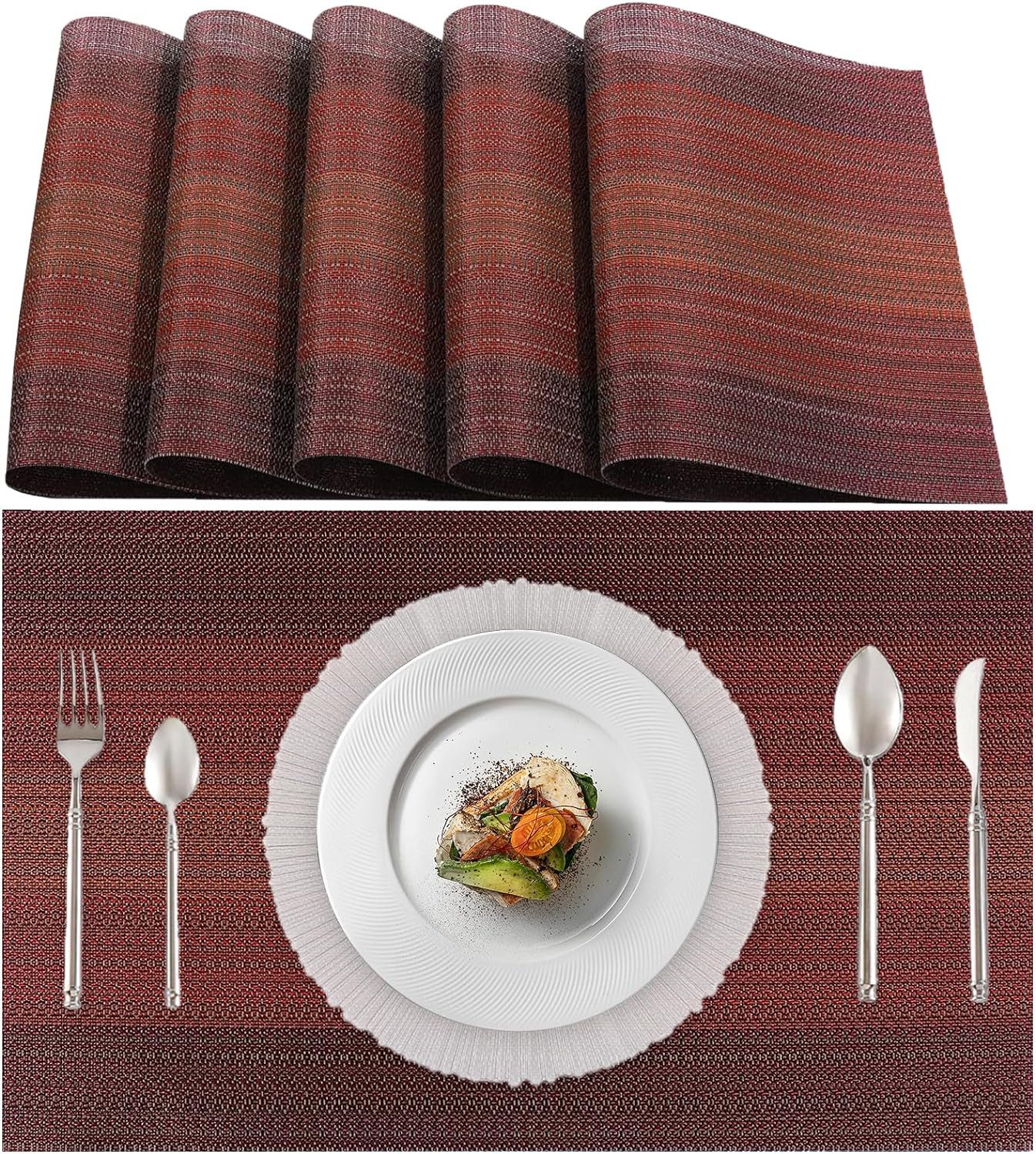 Coonoor Platzset 6er Set Platzset Abwaschbar, günstig online kaufen