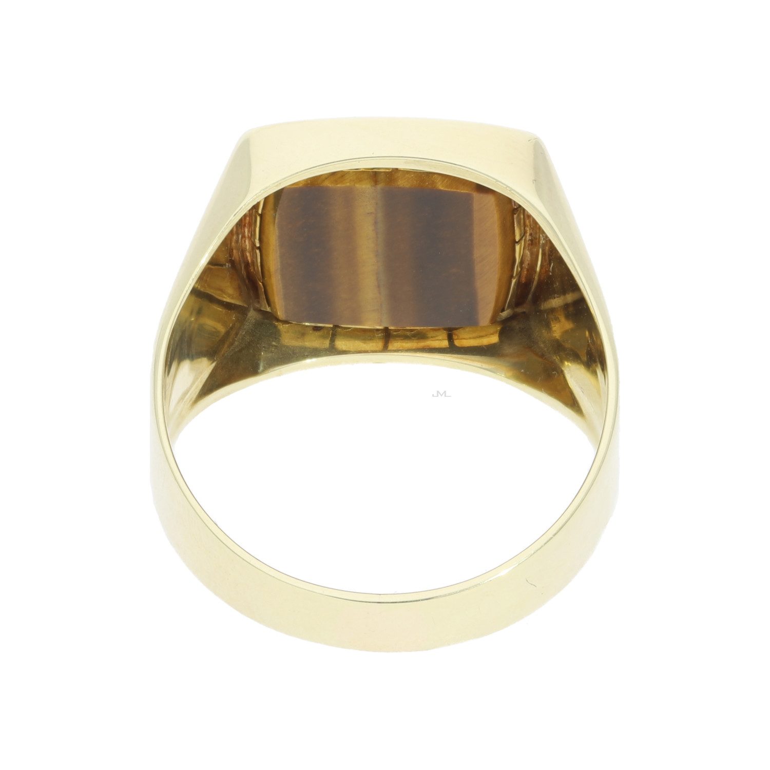 JuwelmaLux Fingerring JuwelmaLux Ring JL30-07-0592 585/000 (14 Karat) Gold mit Tigerauge (kein Set, 1-tlg)