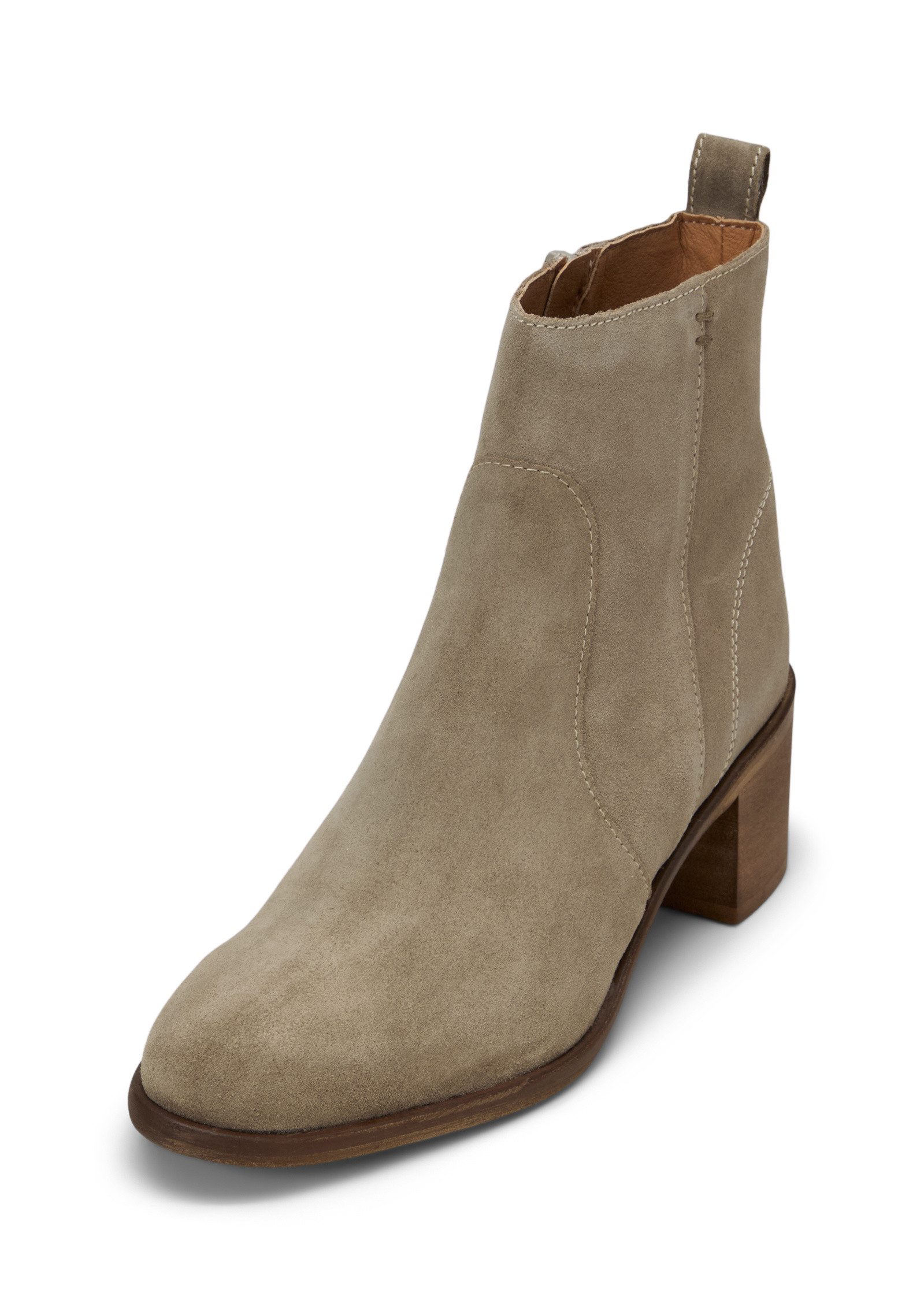 Marc O'Polo aus weichem Veloursleder Stiefelette