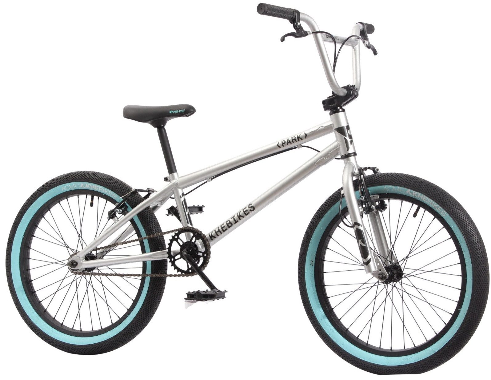 KHEbikes Велосипеды BMX-Rad KHE PARK 20 Zoll Велосипеды BMX Freestyle Bike – Silber – 11,1 kg, 1 Gang, 20 Zoll, 11.1kg, AFFIX 360° Rotor