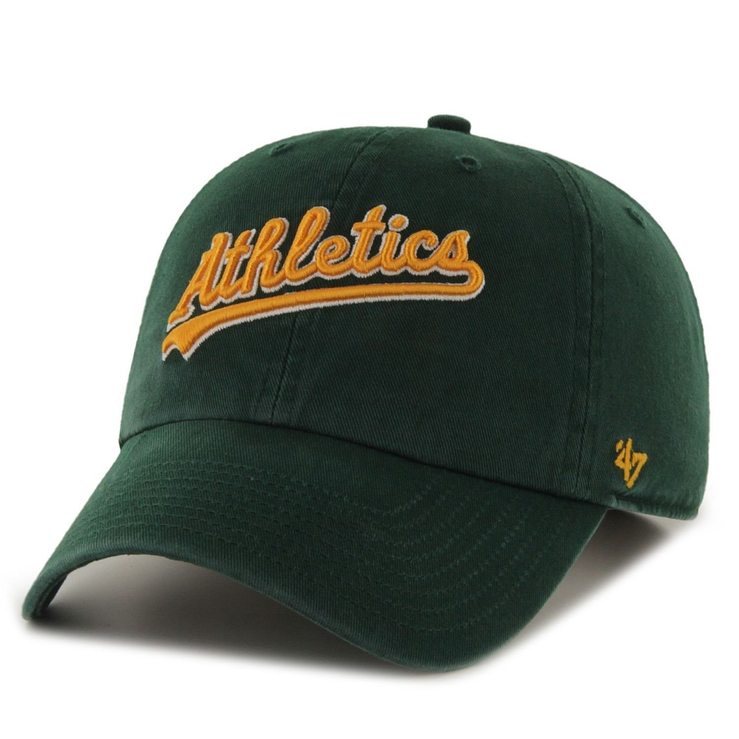 47 Brand Ballpark Cap - CLEAN UP Oakland Athletics grün | Strapback