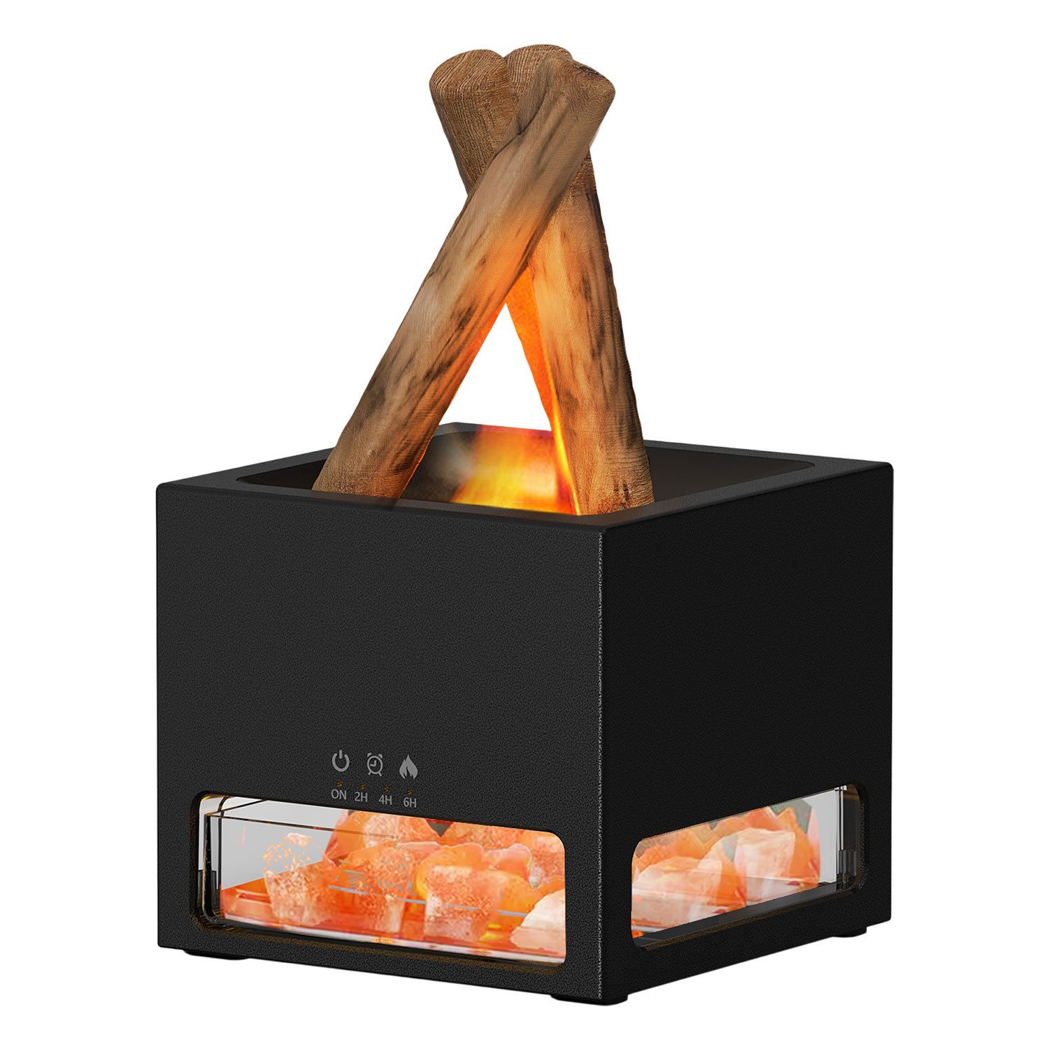 Refttenw Luftbefeuchter Aromadiffusor,Oil Diffuser,mit 7 Farben Licht,Timerfunktion