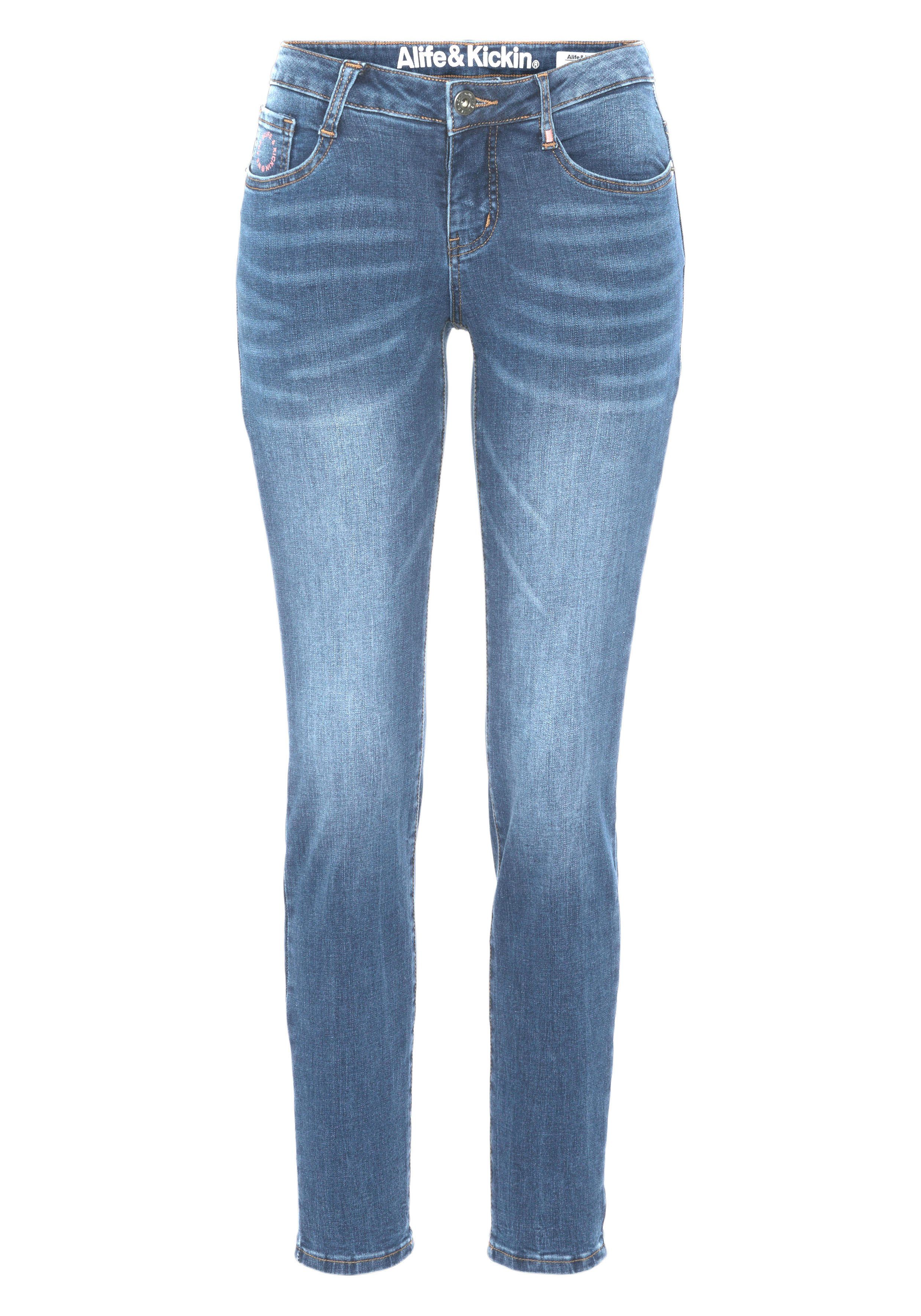 Alife & Kickin Low-rise-Jeans NolaAK NEUE KOLLEKTION mid blue used