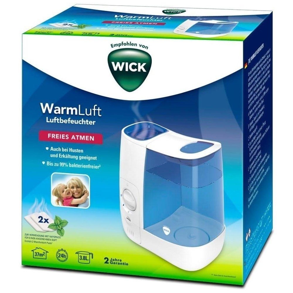 WICK Luftbefeuchter WH845E2 - Luftbefeuchter - weiß/blau