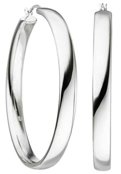 JOBO Paar Сережки-кільця Сережки 50 mm, 925 Silber