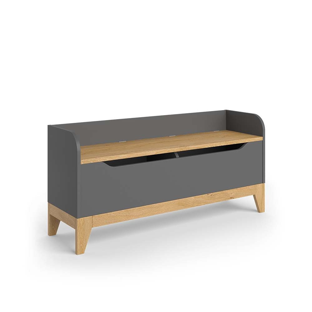 VitaliSpa® Bücherregal Malia, Grau/Eiche, 107.2 x günstig online kaufen