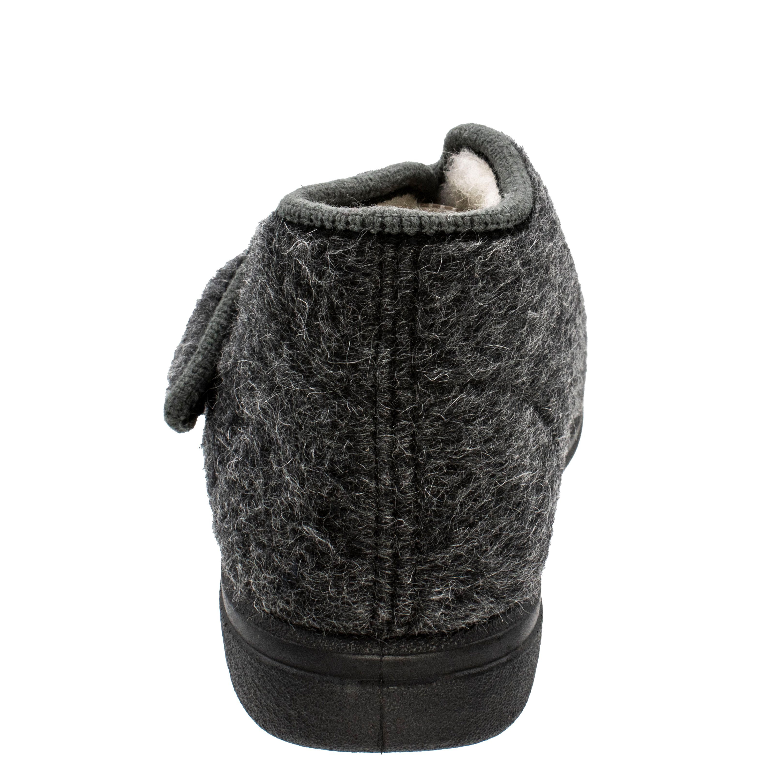 Fischer-Markenschuh Bad Wiessee Hausschuh aus Wollfilz, mit Schurwollfutter, Weite L