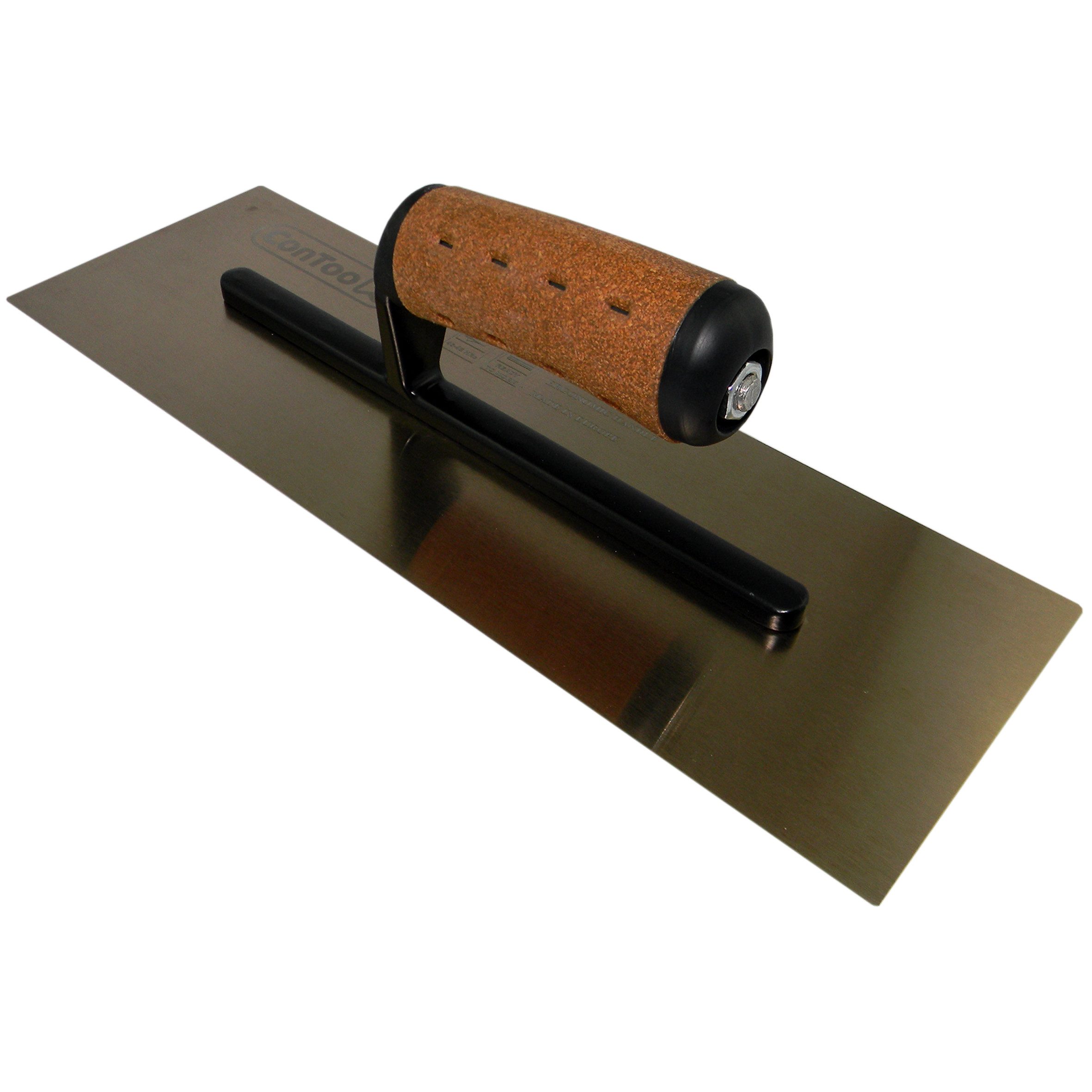 Flächenspachtel CONTOO Profi Glättkelle goldener Kork Griff 120x355