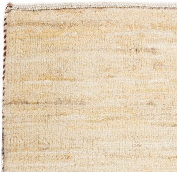 Wollteppich Gabbeh - Loribaft Perser quadratisch - 45 x 40 cm - beige, morgenland, quadratisch, Höhe: 12 mm, Wohnzimmer, Handgeknüpft, Einzelstück mit Zertifikat