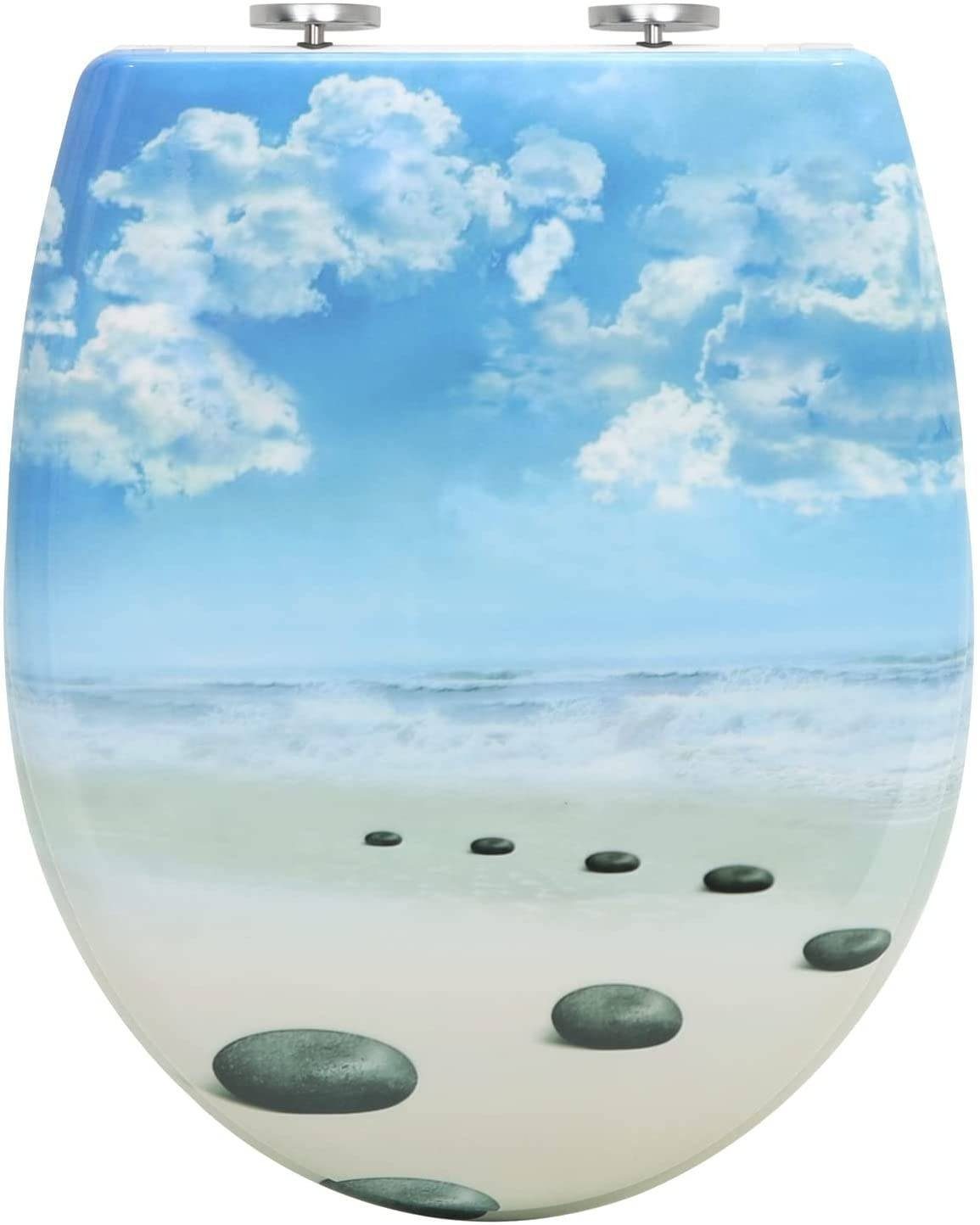 Woltu WC-Sitz (1-St), Toilettendeckel mit Absenkautomatik Premium günstig online kaufen