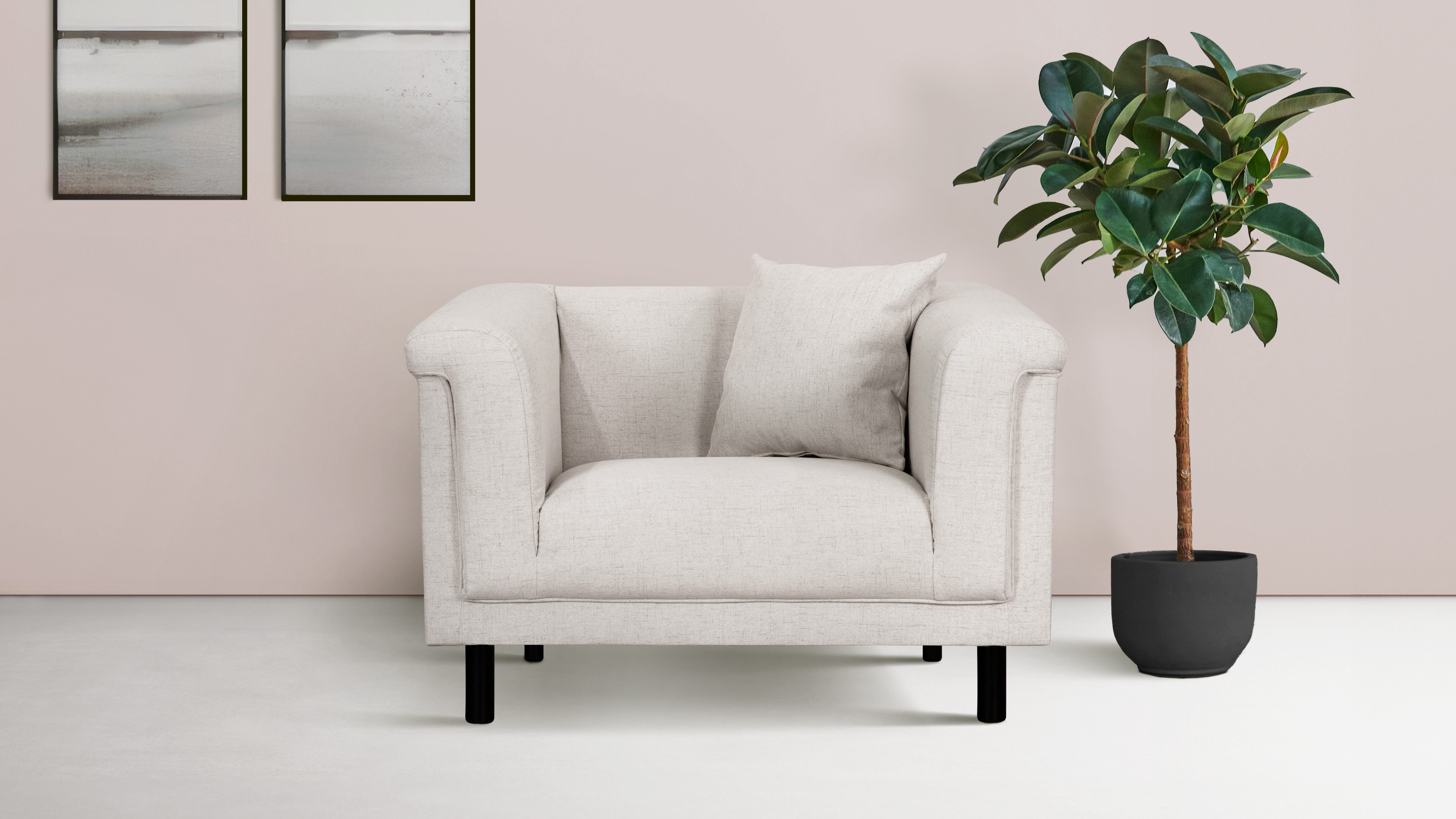 INOSIGN Sessel AGNIA B/T/H: 100/85/71 cm, günstig online kaufen