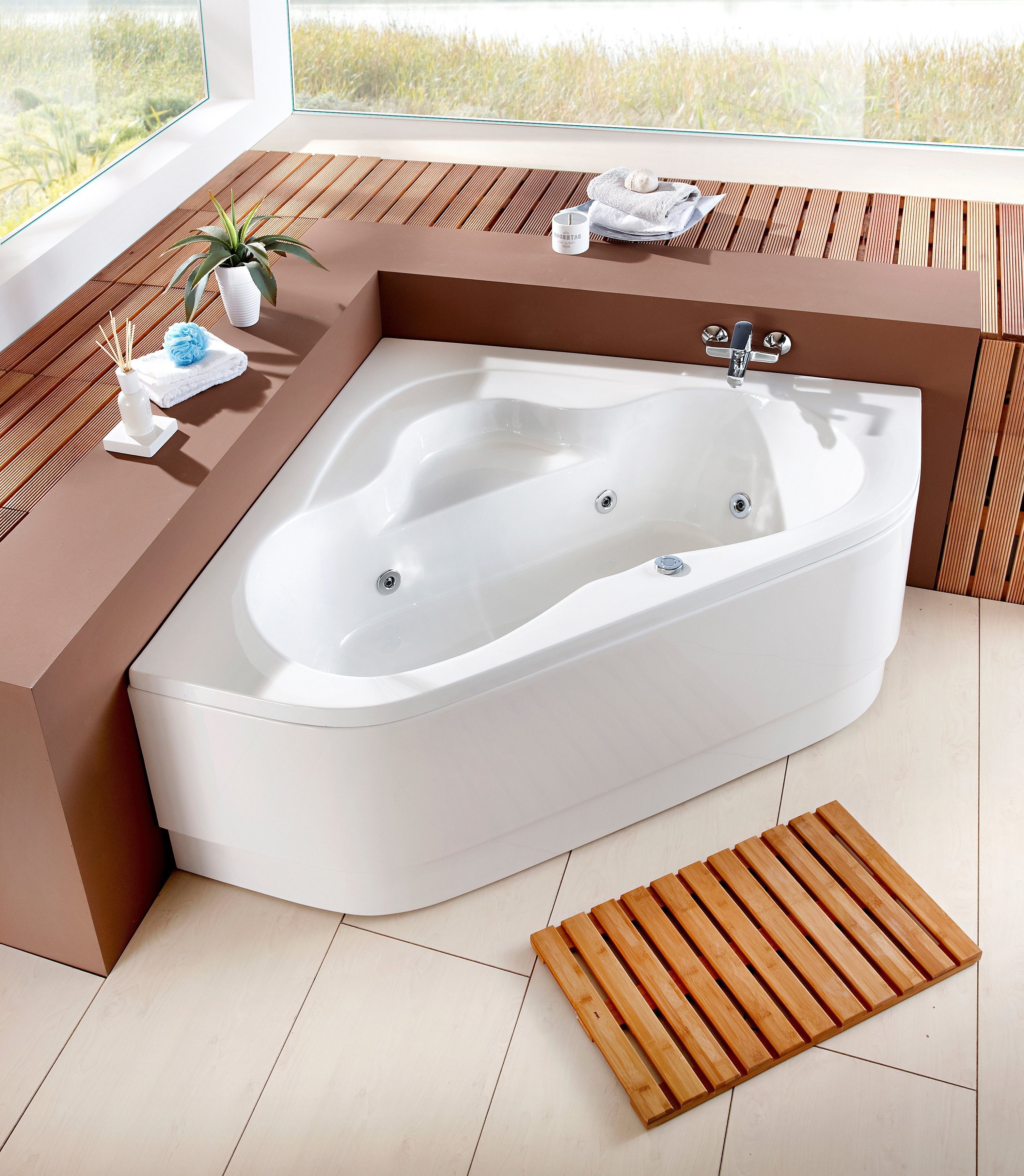 Acrylschürze zu Badewanne Loredana Typ B Weiß Links günstig online kaufen