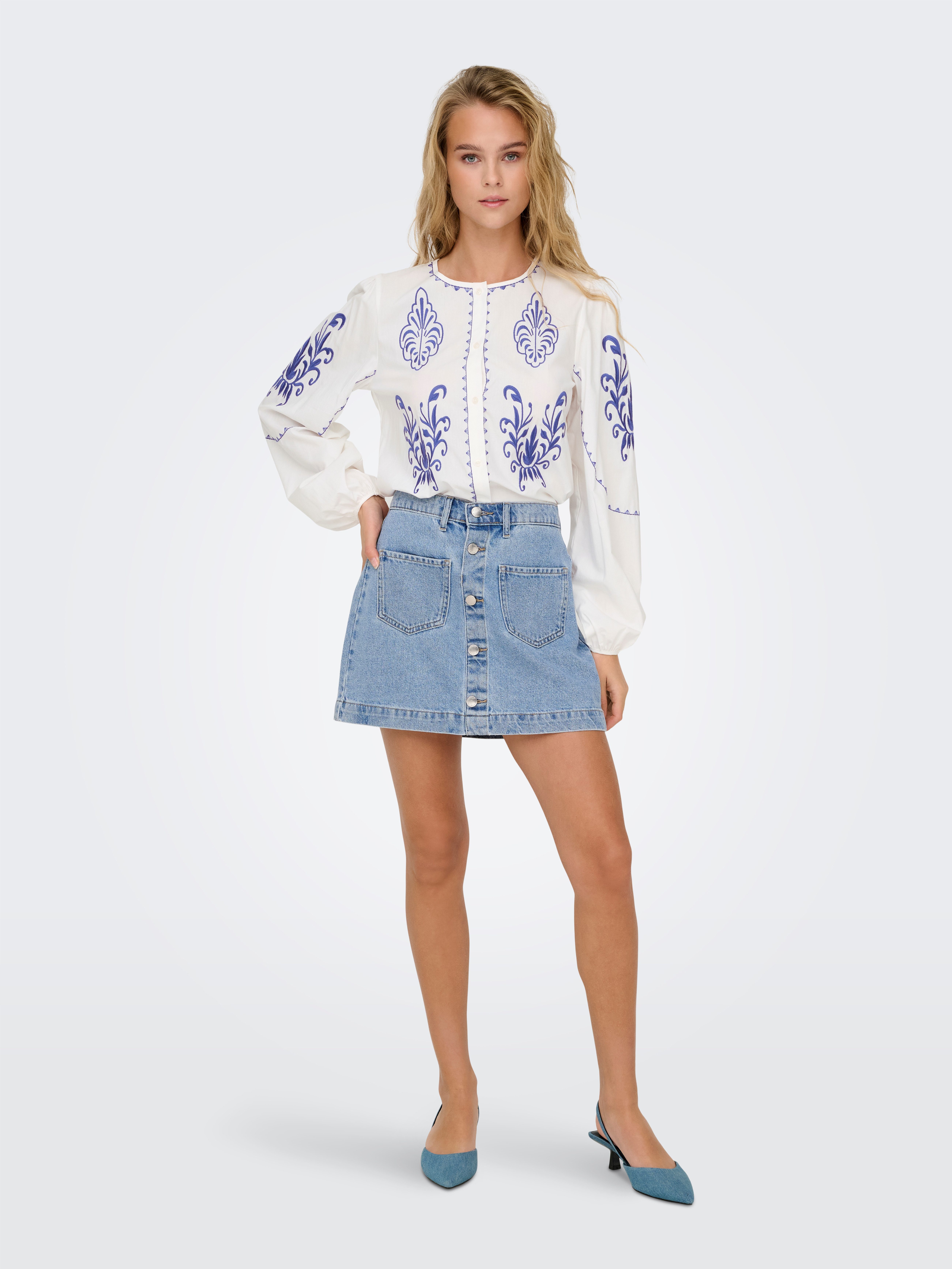 ONLY Jeansrock ONLAMAZING HW SKIRT TAI DNM NOOS