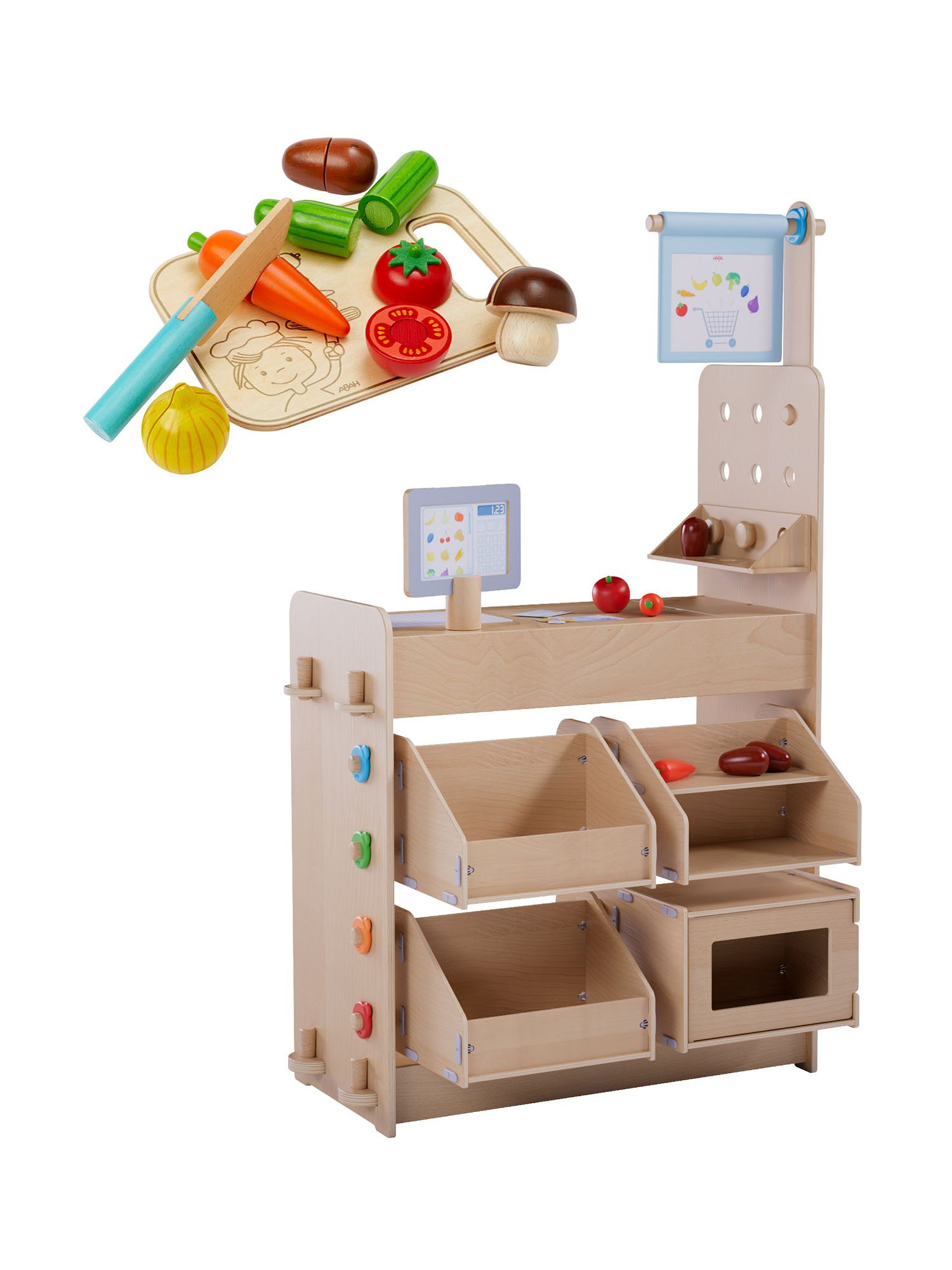 Haba Kaufladen Creative Play Studio 4 in 1 Set (2-tlg), unisex neutral