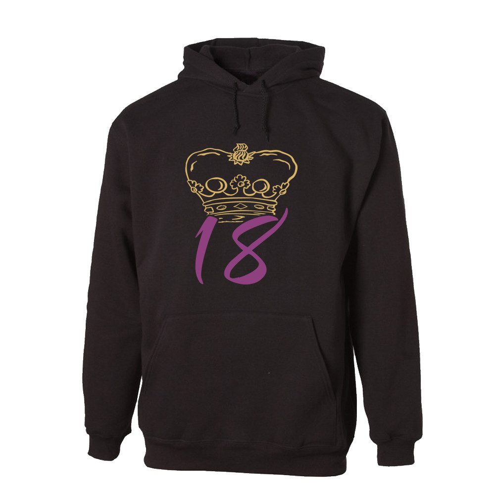 Hoodie 18 mit Krone