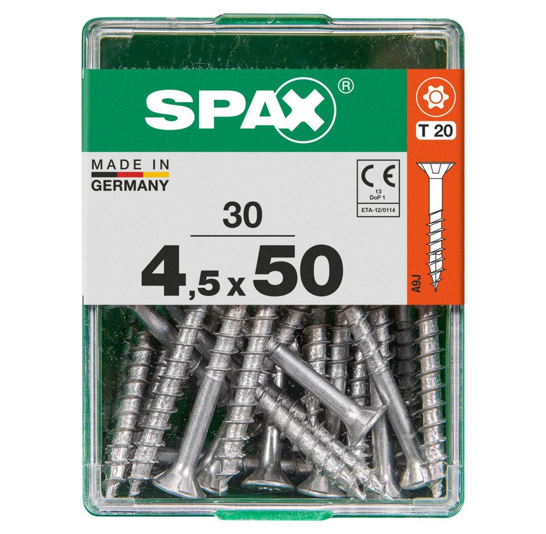 Holzbauschraube Spax Universalschrauben 4.5 x 50 mm TX 20 - 30