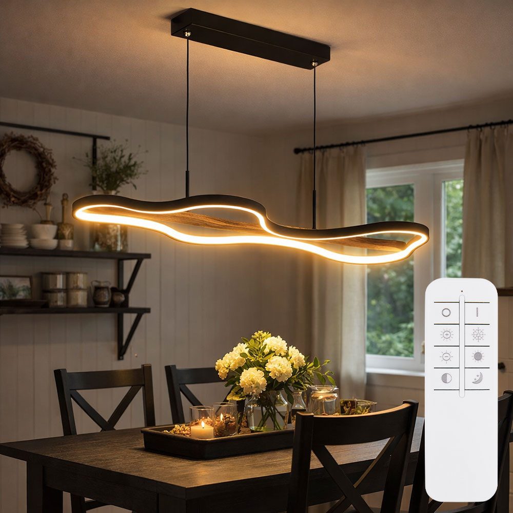 GLOBO LIGHTING LED-Hängeleuchte, LED-Leuchtmittel fest verbaut, Warmweiß, N günstig online kaufen