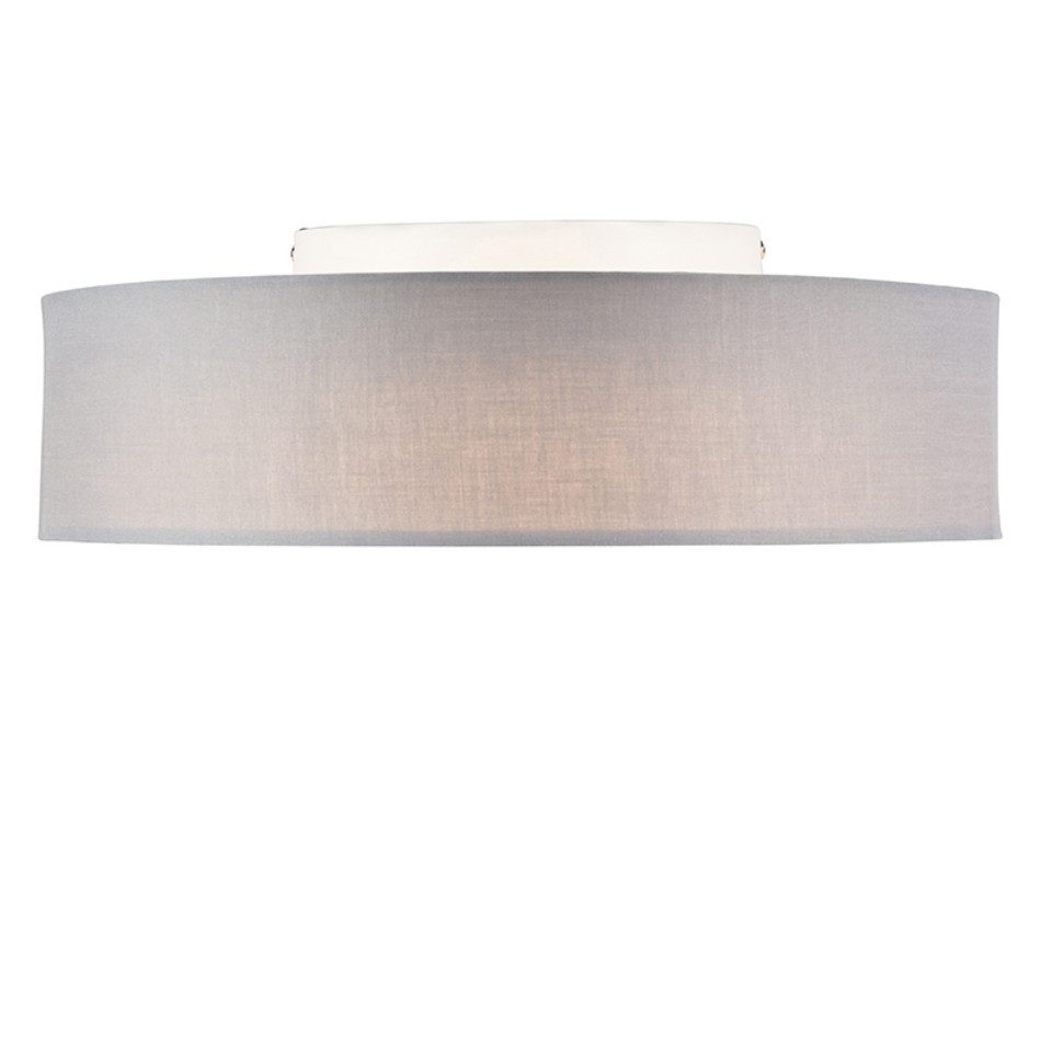Qazqa Deckenleuchte Drum led, LED fest günstig online kaufen