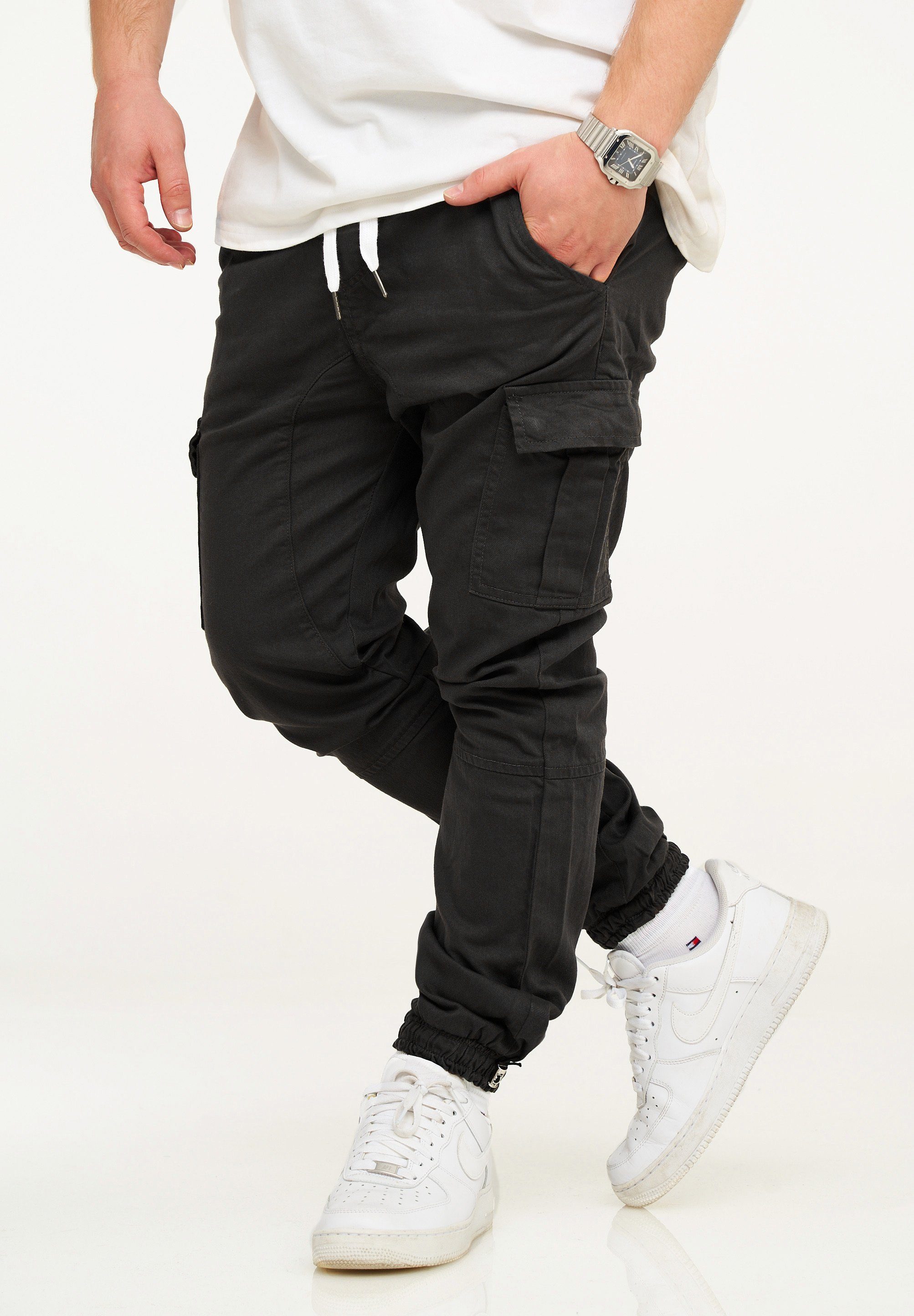 SOULSTAR Cargohose MPQUITO Jogger-Hose mit elastischem Bund