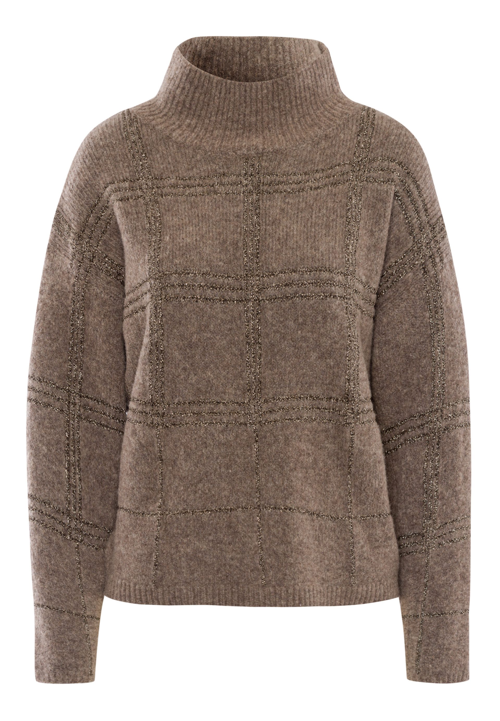 TUZZI Strickpullover mit Strukturkaro günstig online kaufen