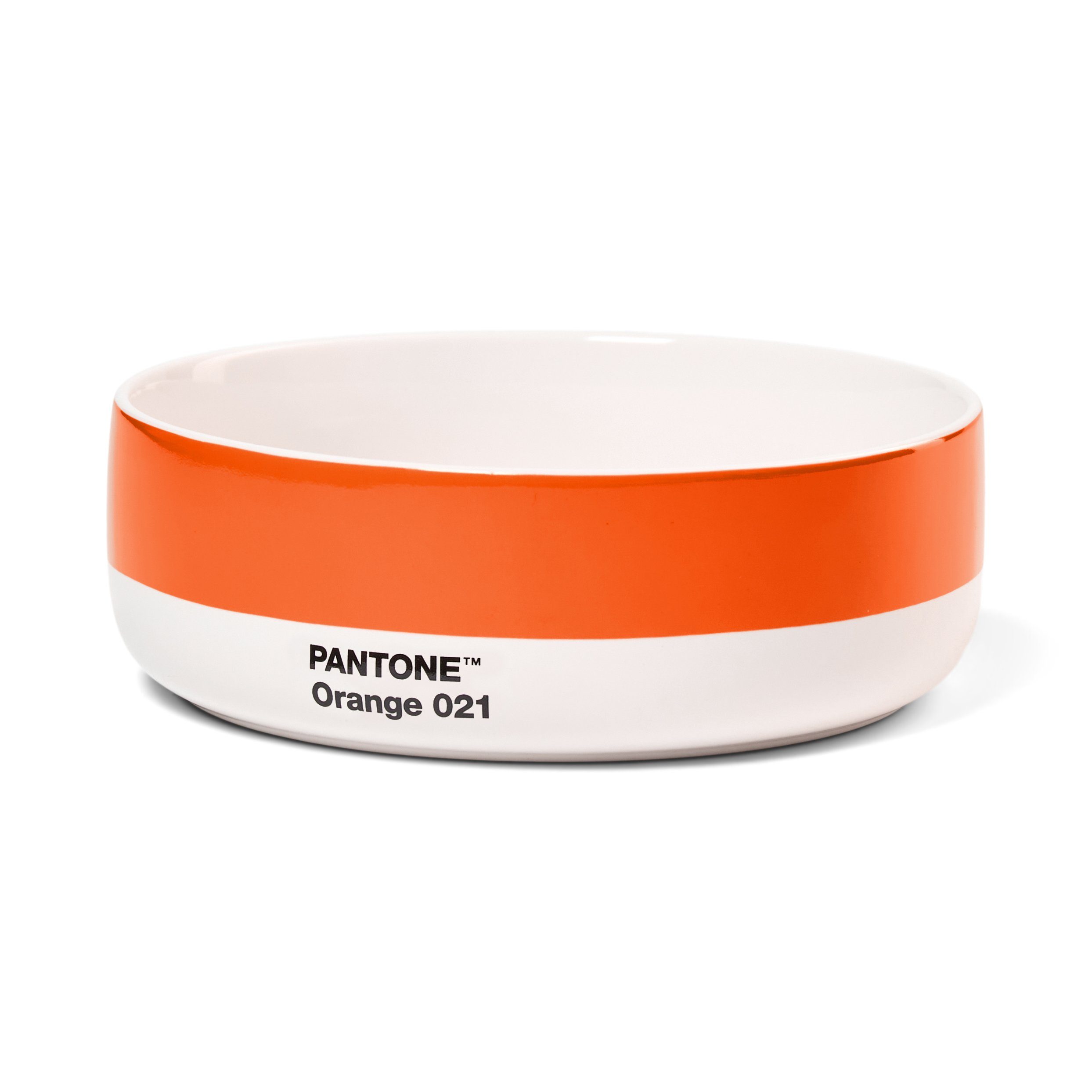 PANTONE Geschirr-Set, Copenhagen Design PANTONE Porzellan Schale für Müsli oder Suppen Orange 021